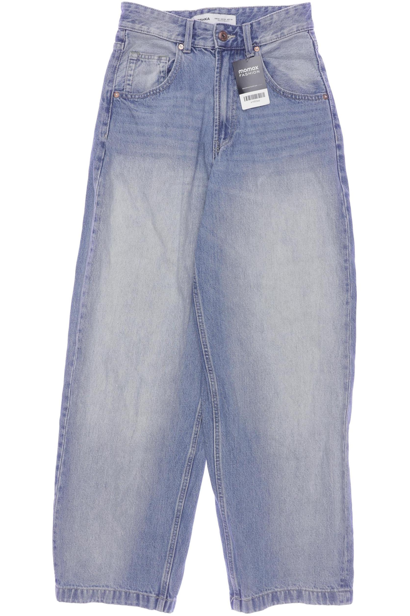 

bershka Damen Jeans, blau, Gr. 34