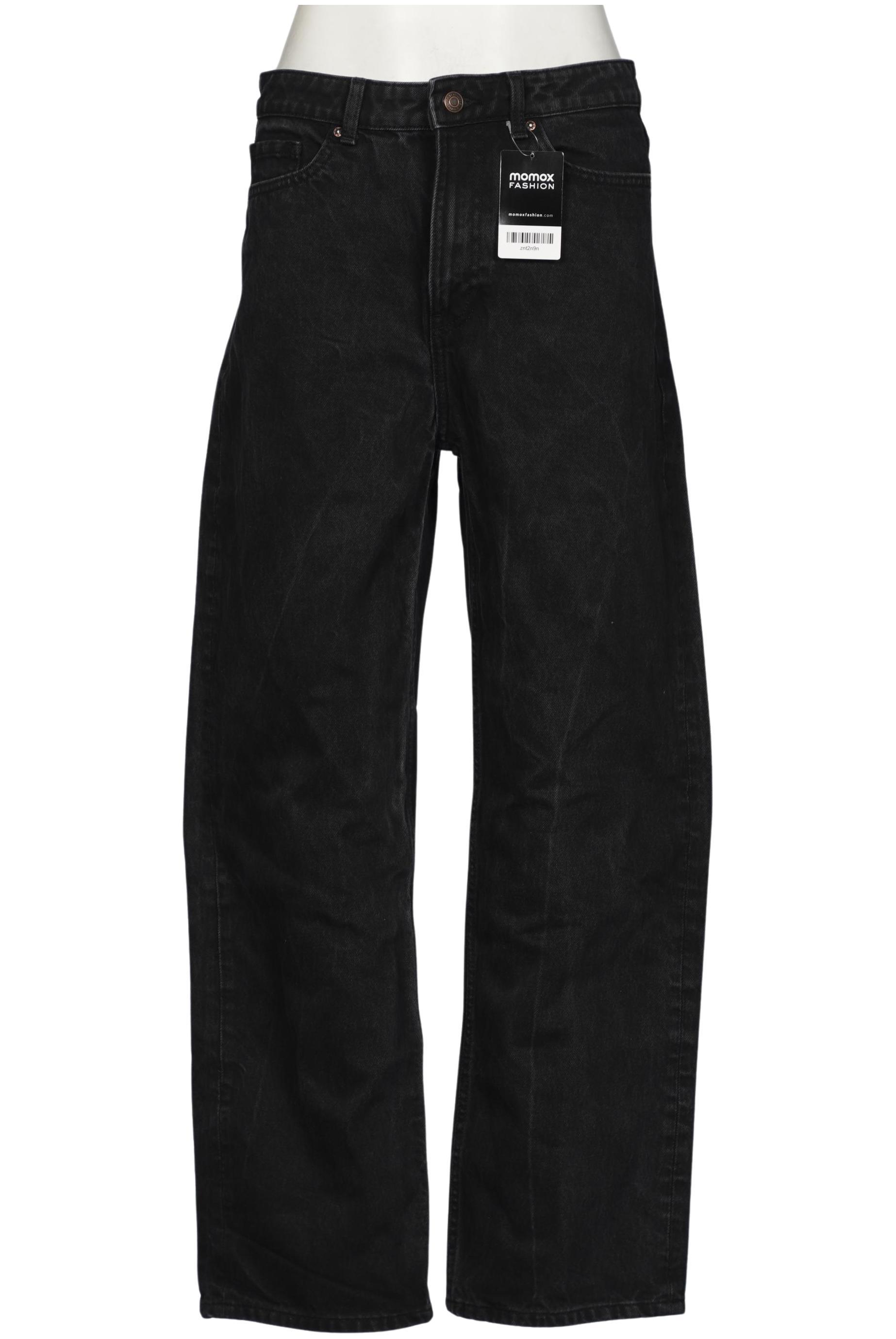 

bershka Damen Jeans, schwarz, Gr. 40