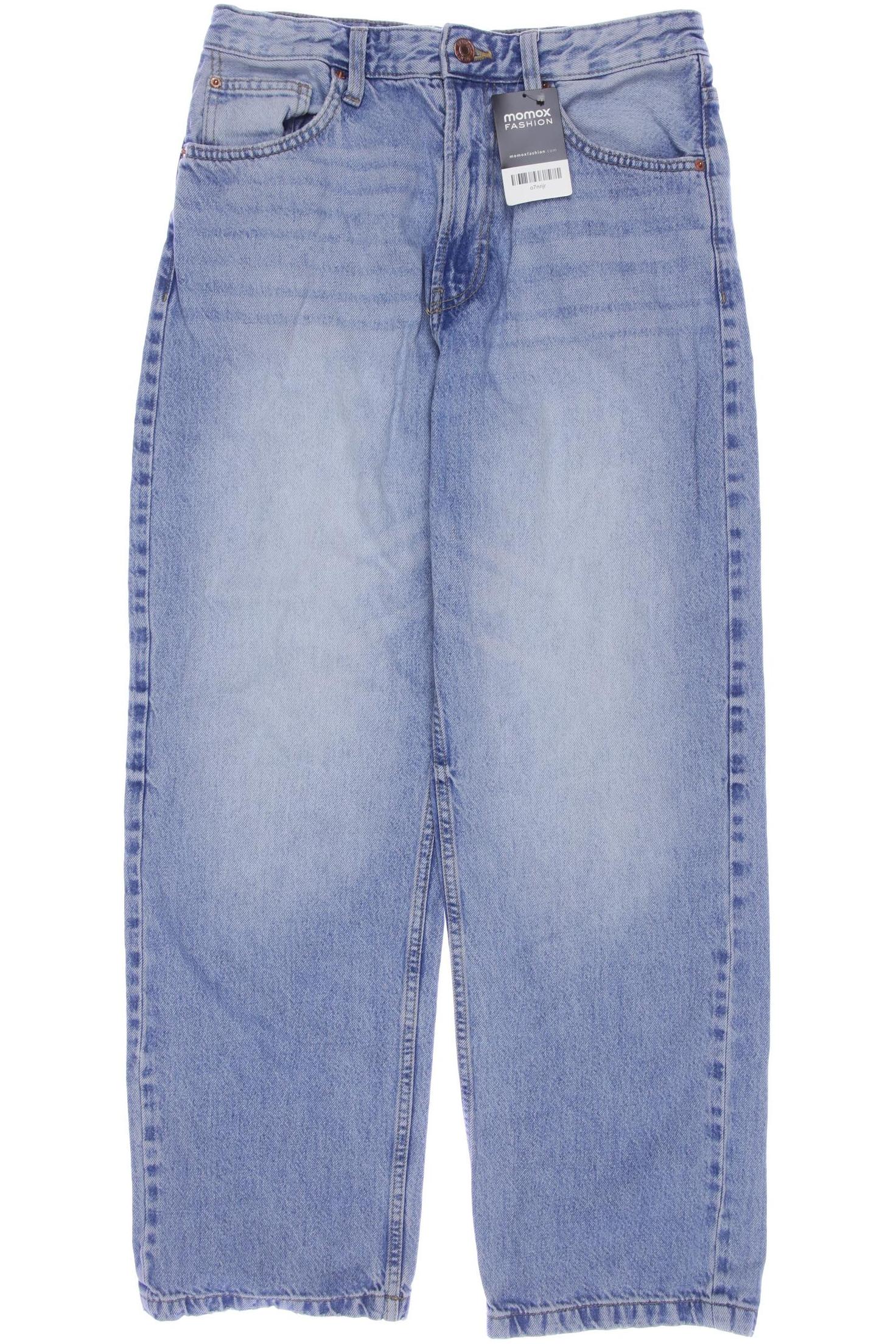 

bershka Damen Jeans, hellblau, Gr. 0