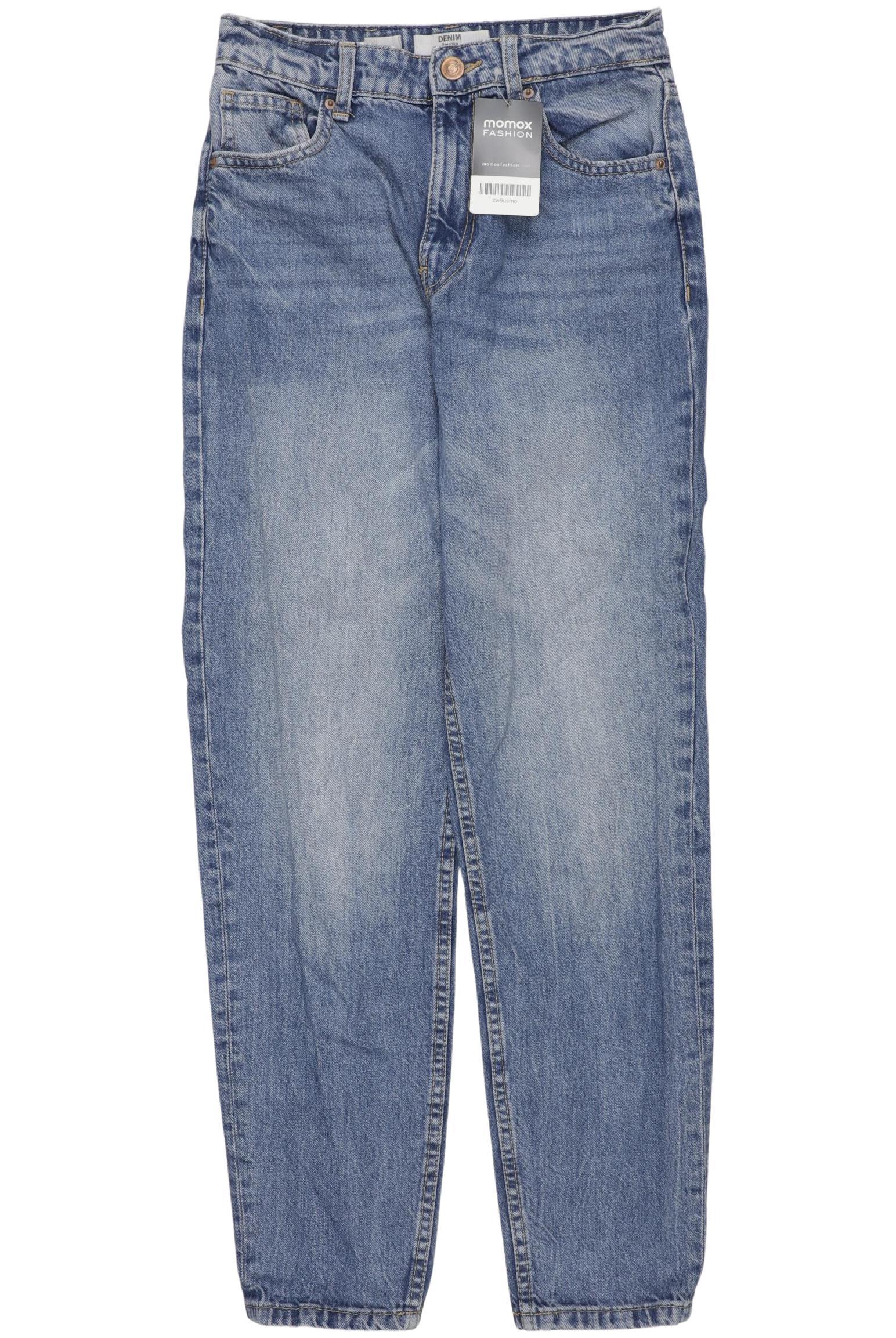 

bershka Damen Jeans, blau, Gr. 34