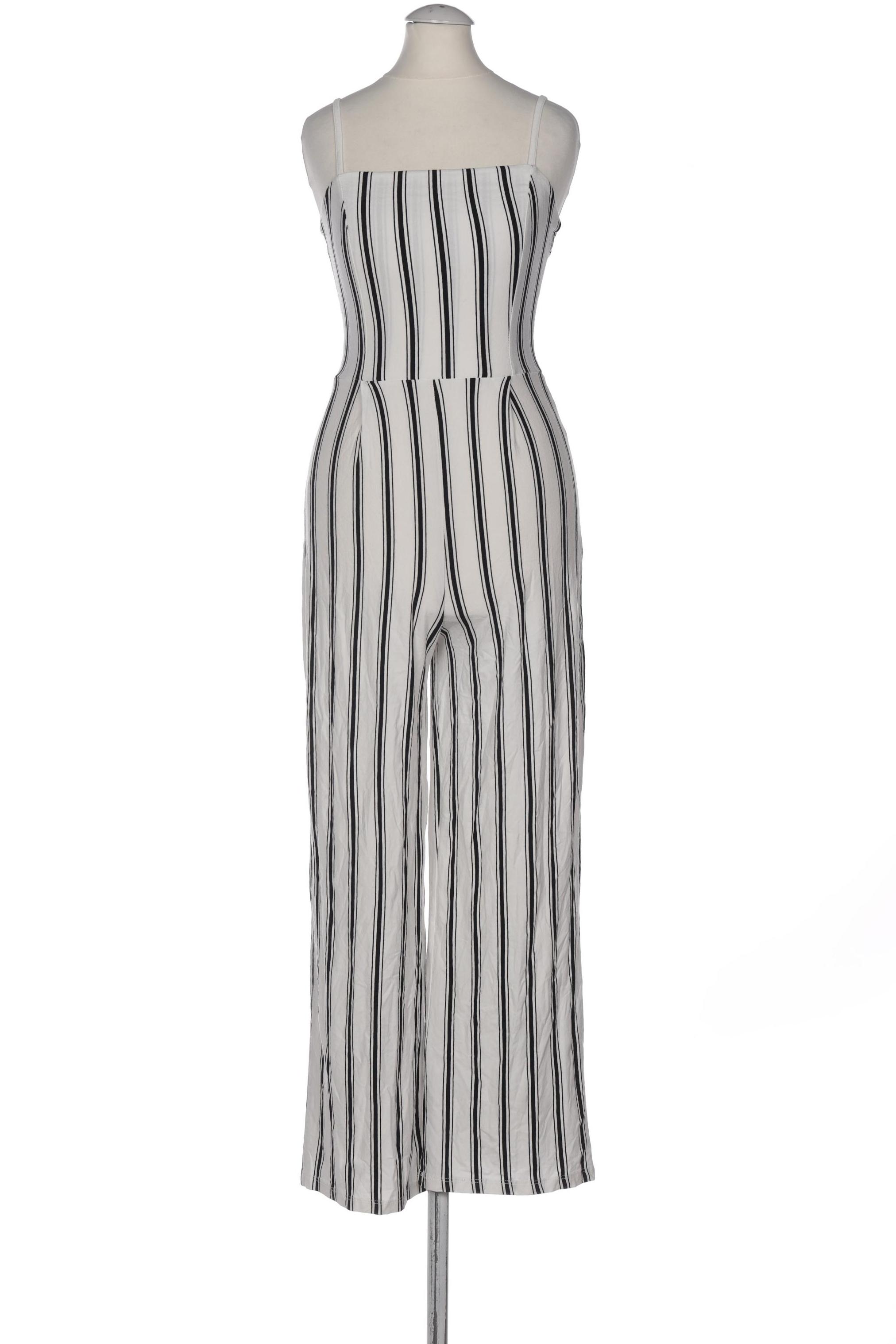 

bershka Damen Jumpsuit/Overall, weiß, Gr. 34
