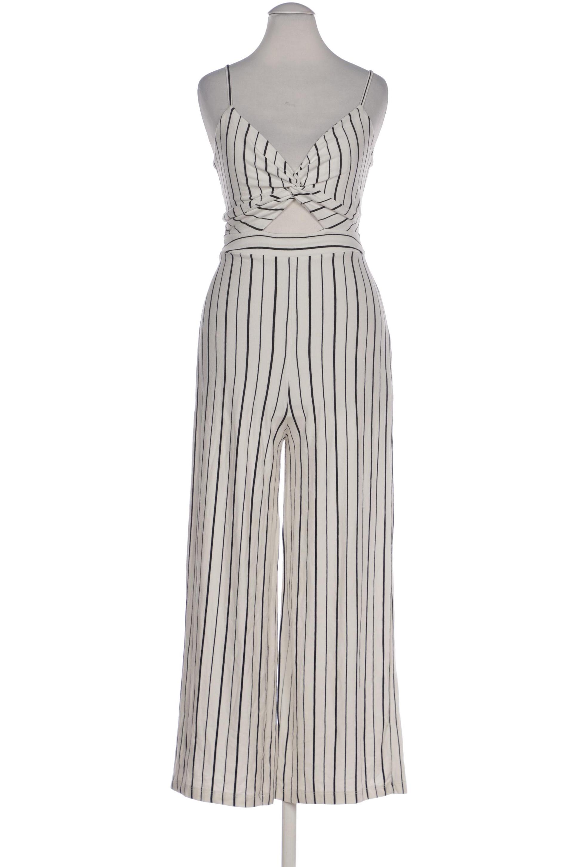 

bershka Damen Jumpsuit/Overall, weiß, Gr. 36