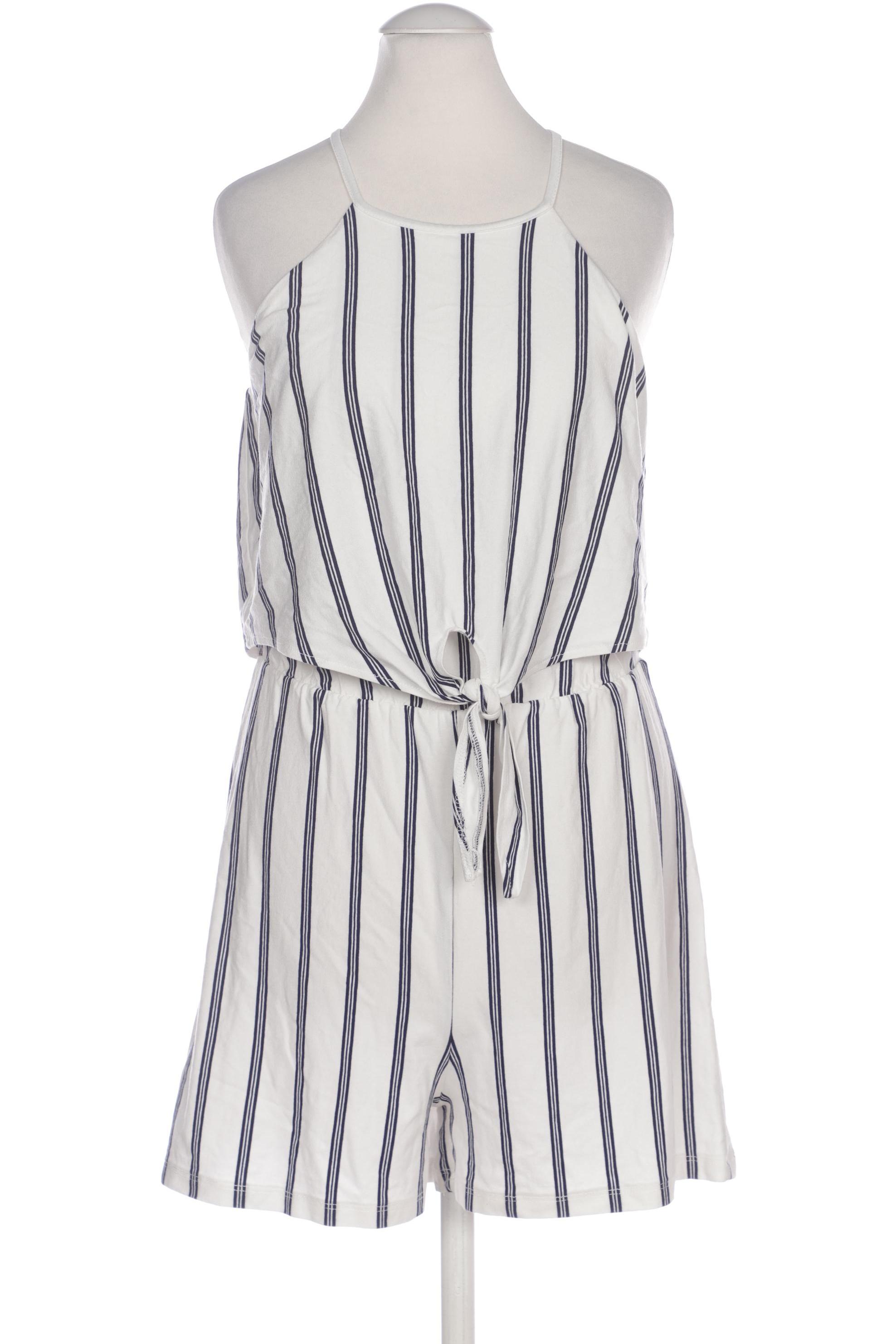 

bershka Damen Jumpsuit/Overall, weiß, Gr. 34