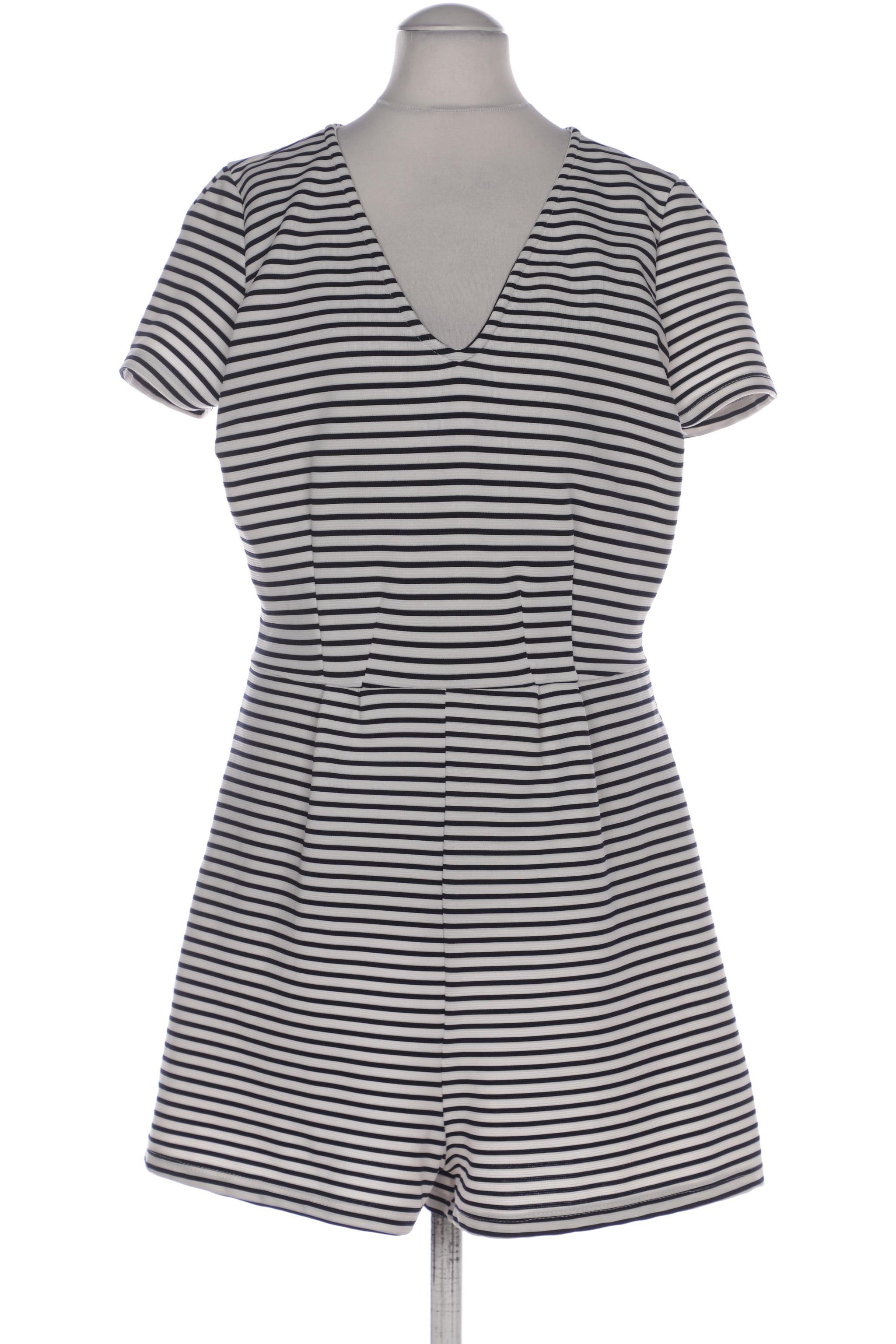 

bershka Damen Jumpsuit/Overall, weiß, Gr. 42