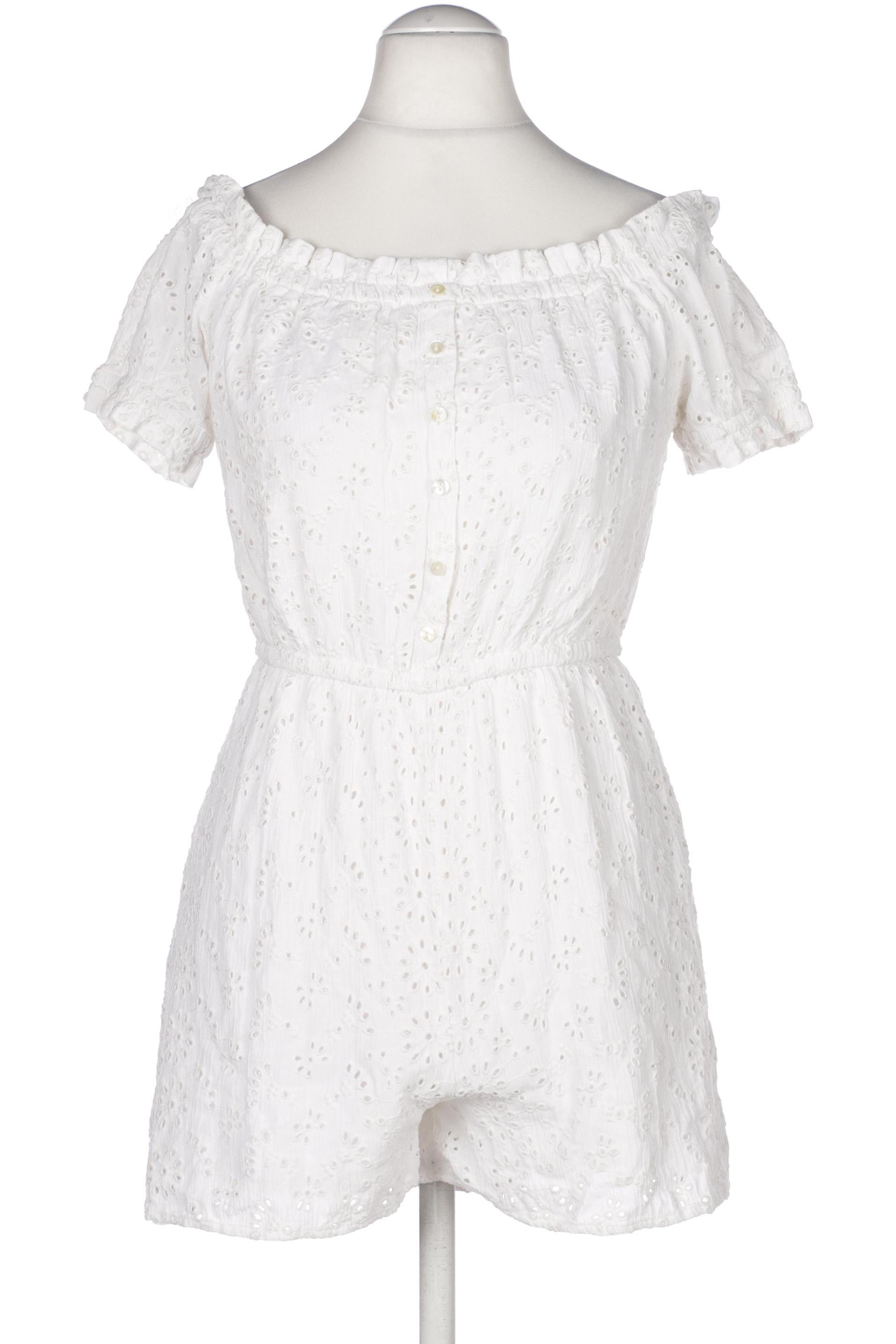 

bershka Damen Jumpsuit/Overall, weiß, Gr. 38