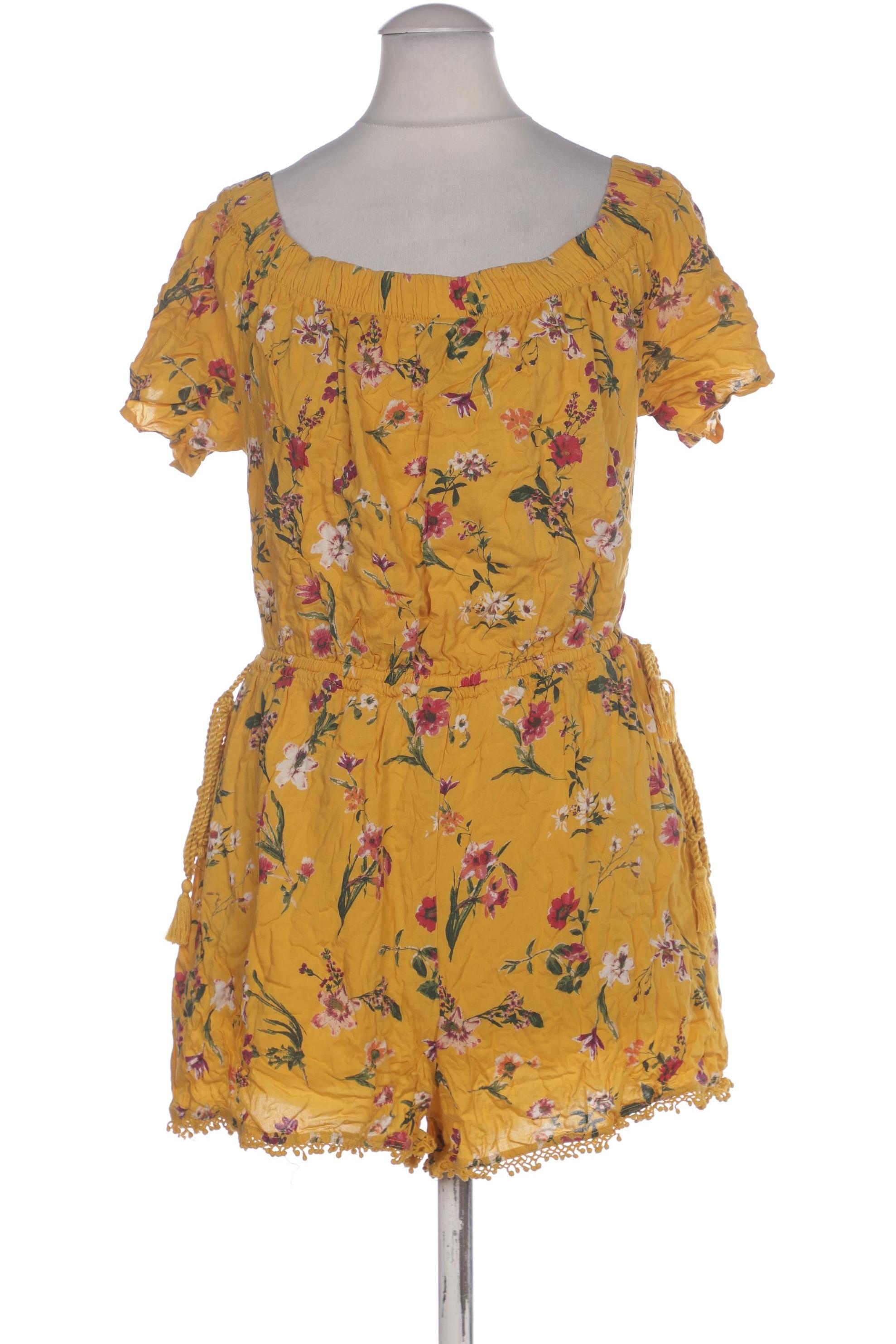 

bershka Damen Jumpsuit/Overall, gelb, Gr. 38