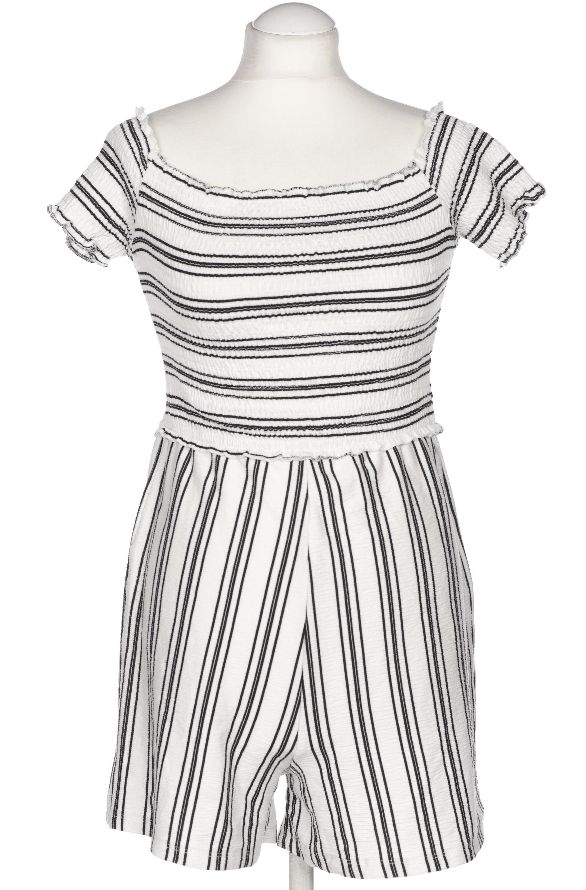 

bershka Damen Jumpsuit/Overall, weiß