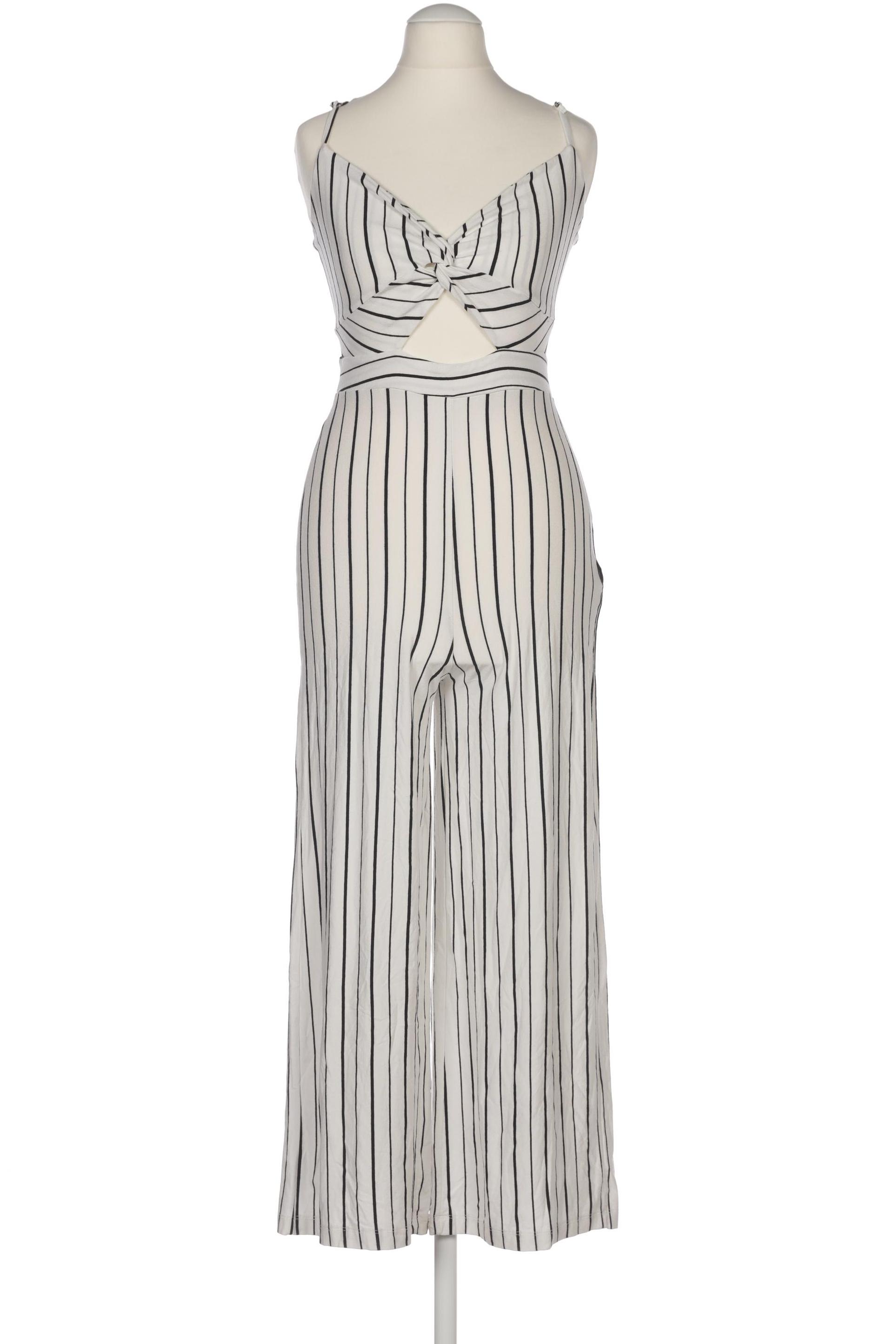 

bershka Damen Jumpsuit/Overall, weiß, Gr. 36