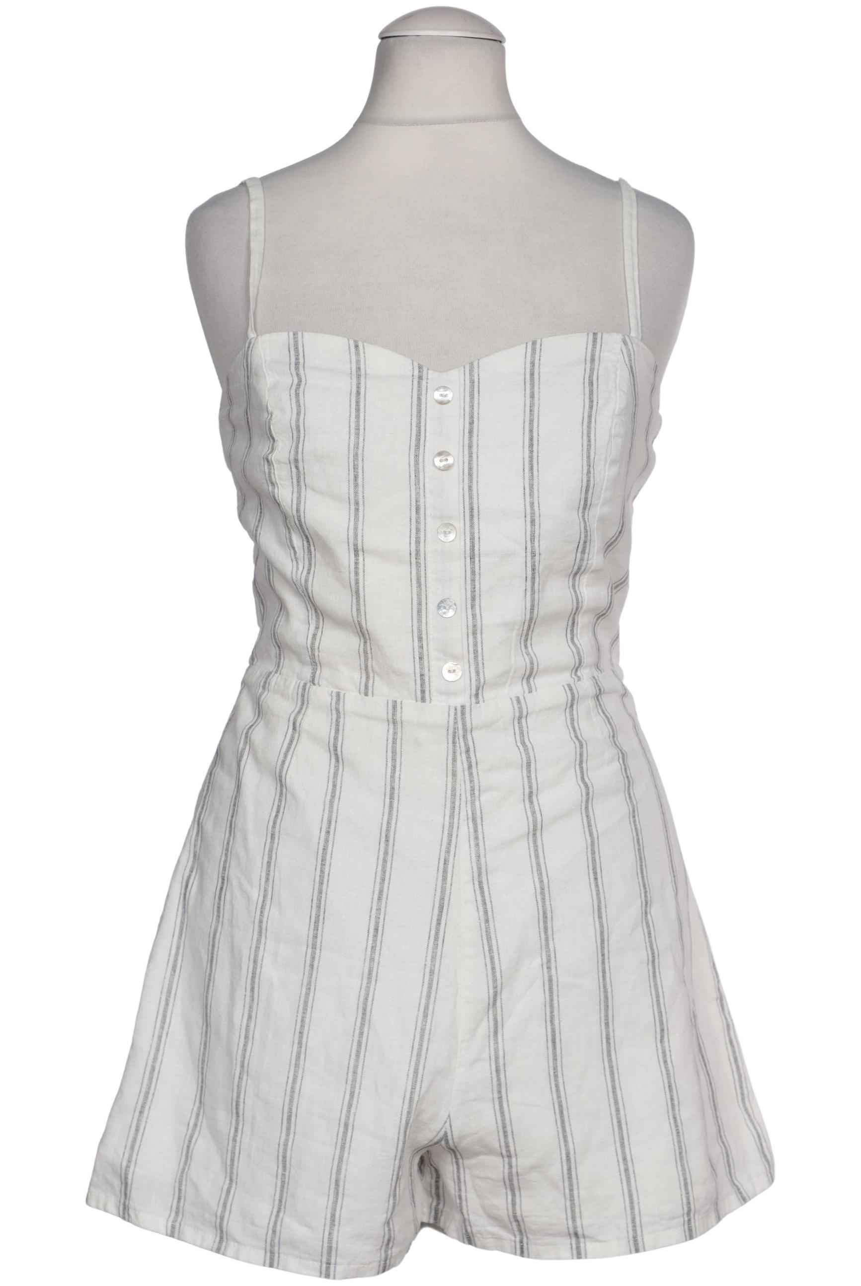 

bershka Damen Jumpsuit/Overall, weiß, Gr. 36