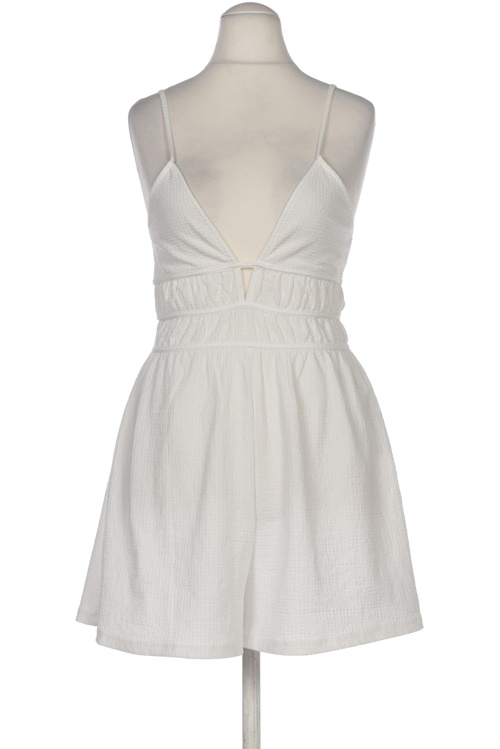 

bershka Damen Jumpsuit/Overall, weiß, Gr. 38