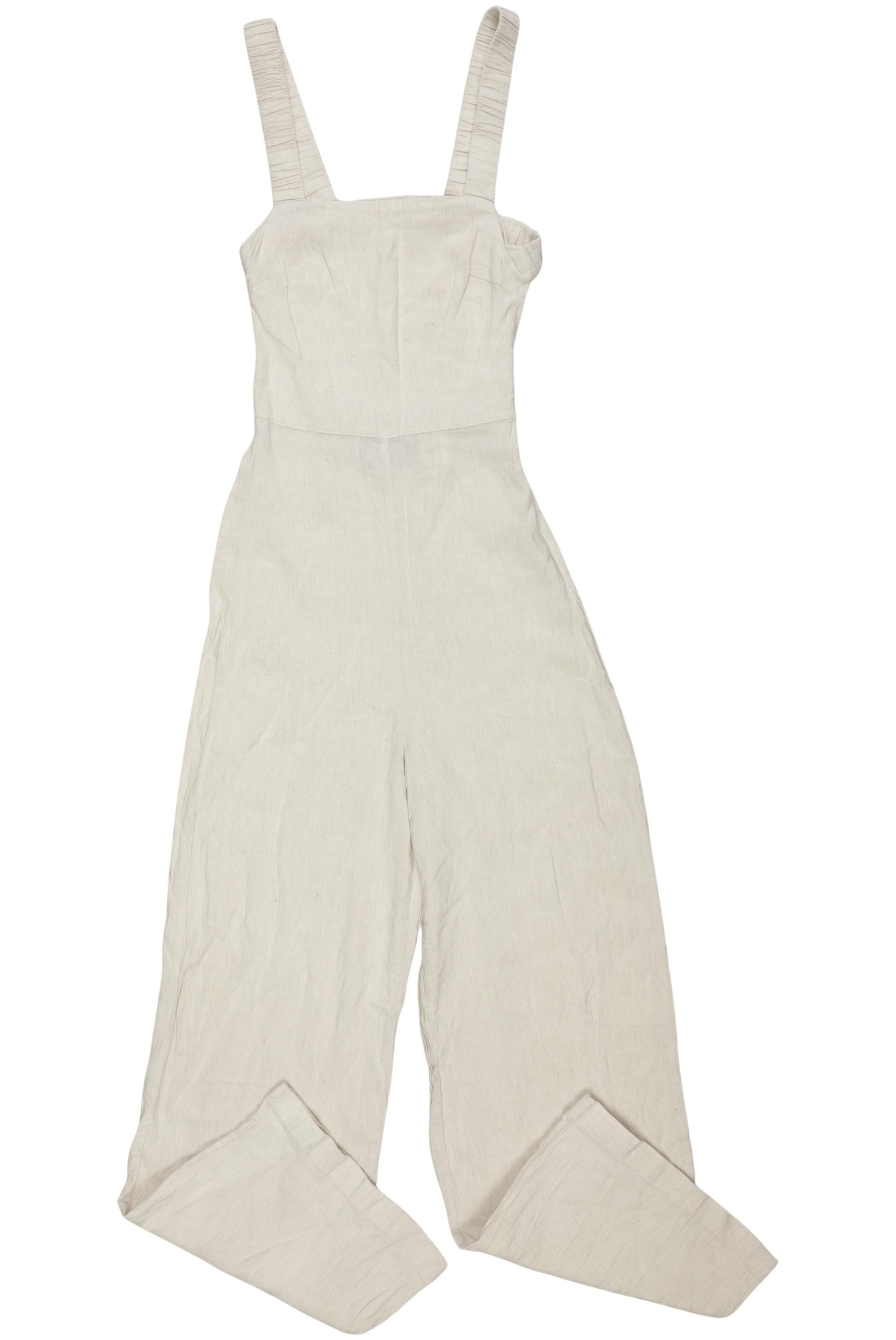 

bershka Damen Jumpsuit/Overall, cremeweiß, Gr. 34