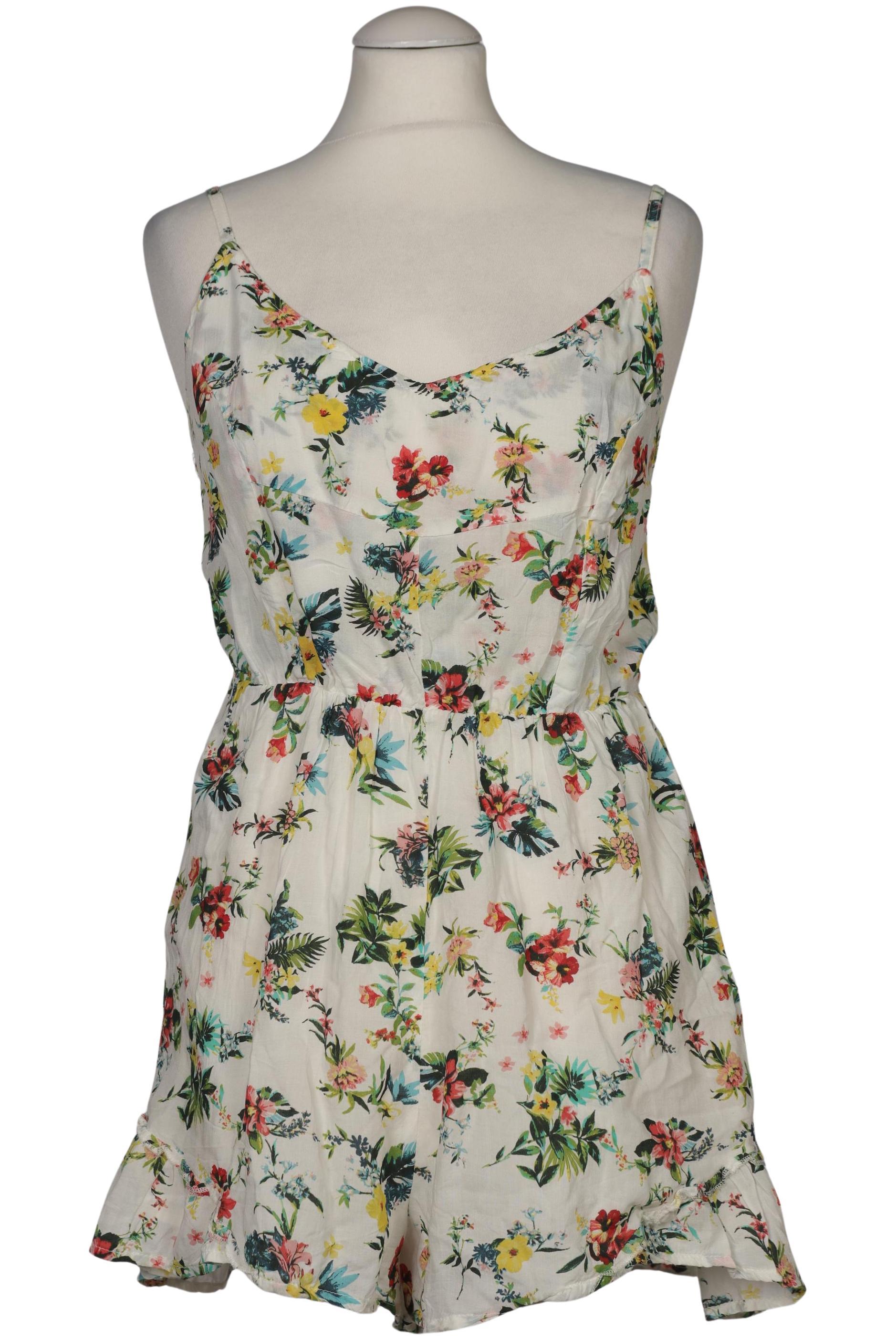 

bershka Damen Jumpsuit/Overall, cremeweiß, Gr. 38