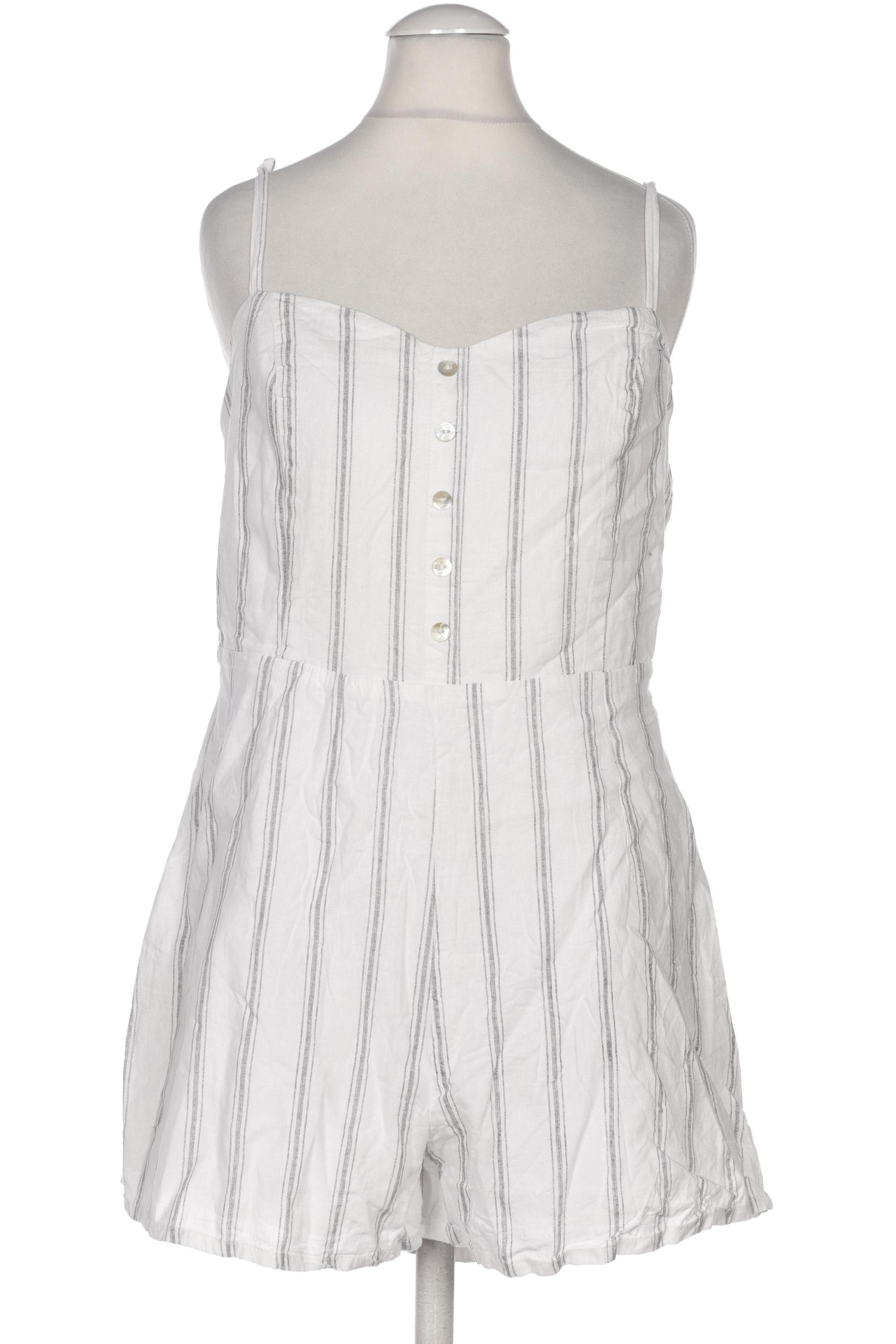 

bershka Damen Jumpsuit/Overall, weiß, Gr. 42