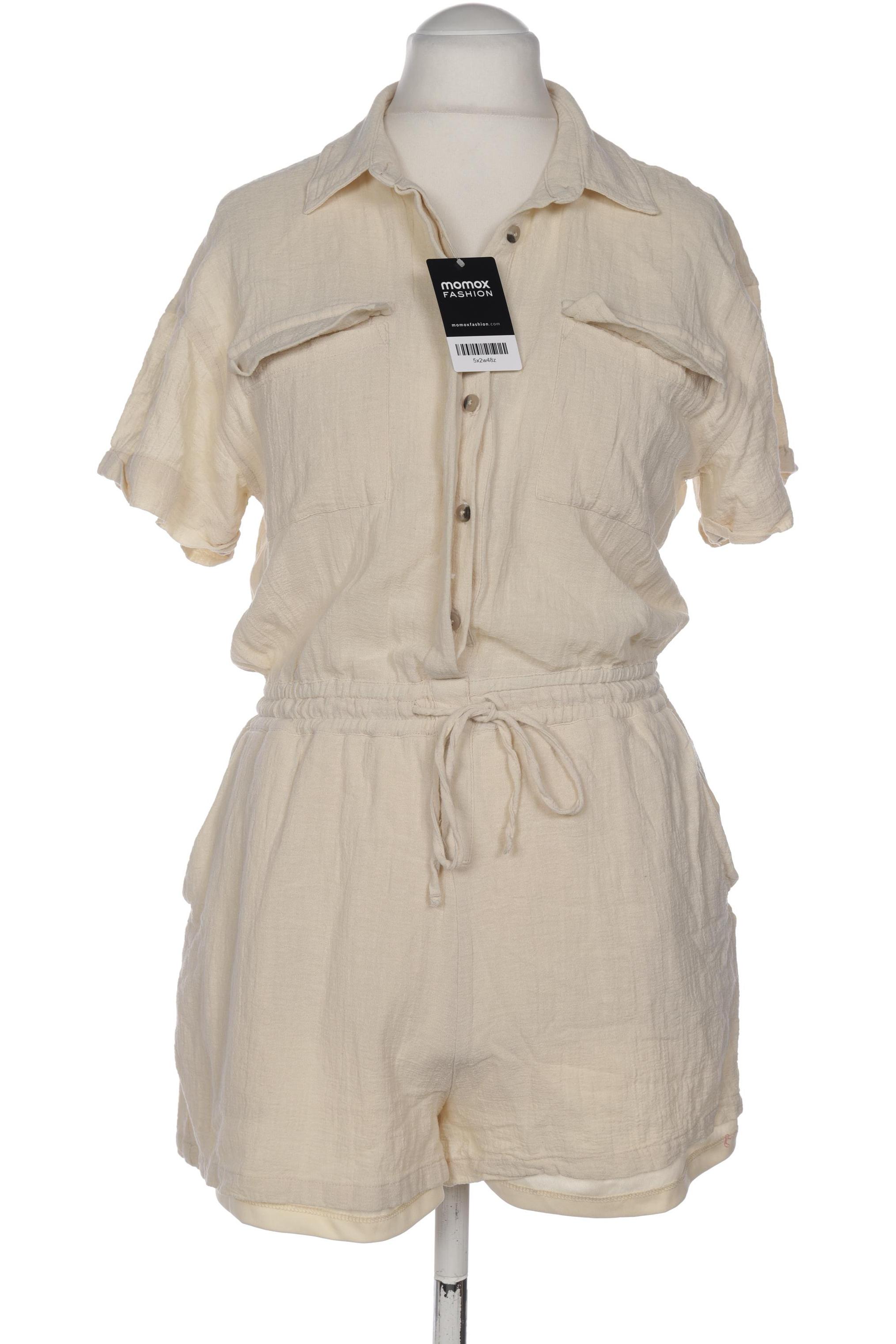 

bershka Damen Jumpsuit/Overall, cremeweiß, Gr. 42