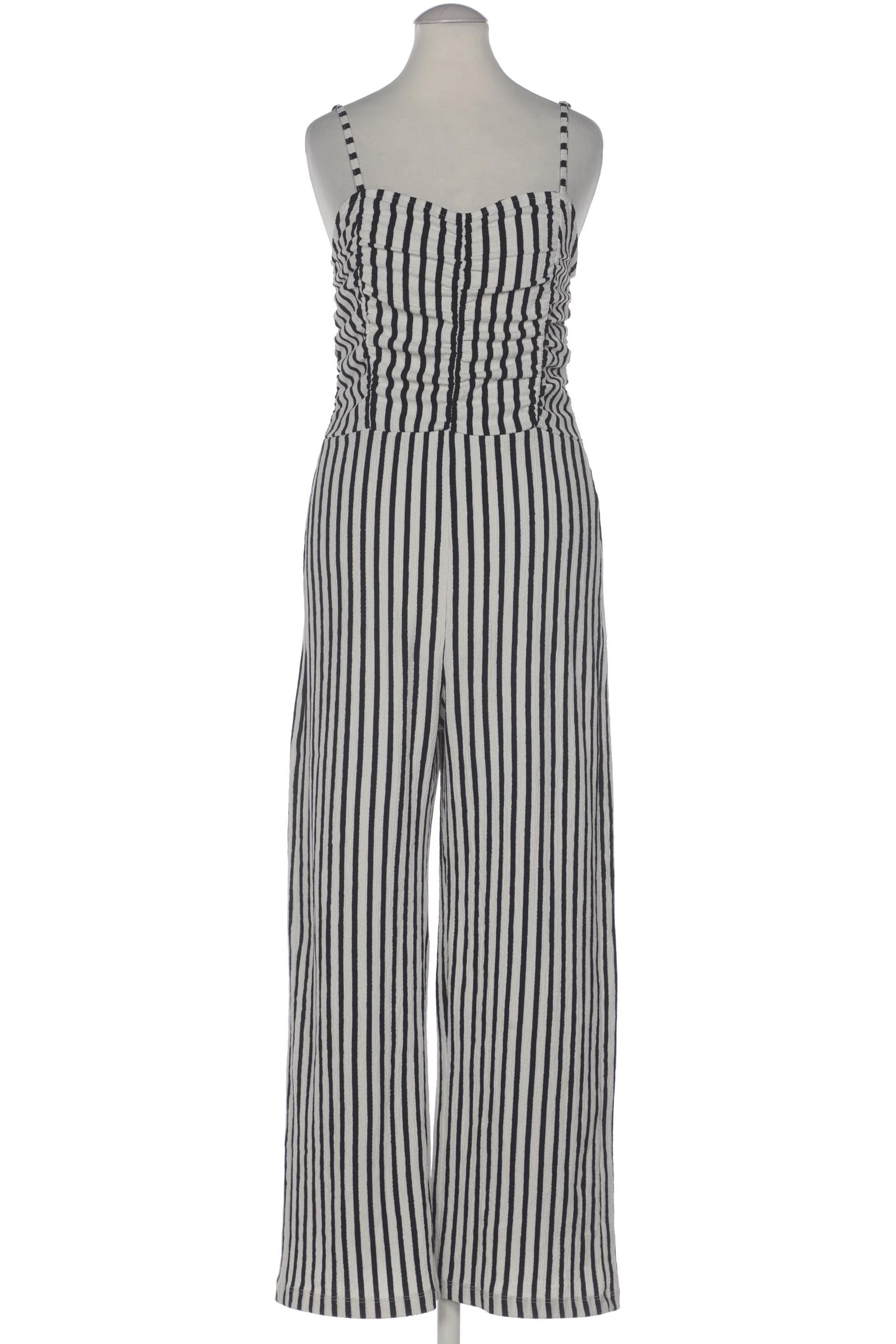 

bershka Damen Jumpsuit/Overall, weiß, Gr. 36
