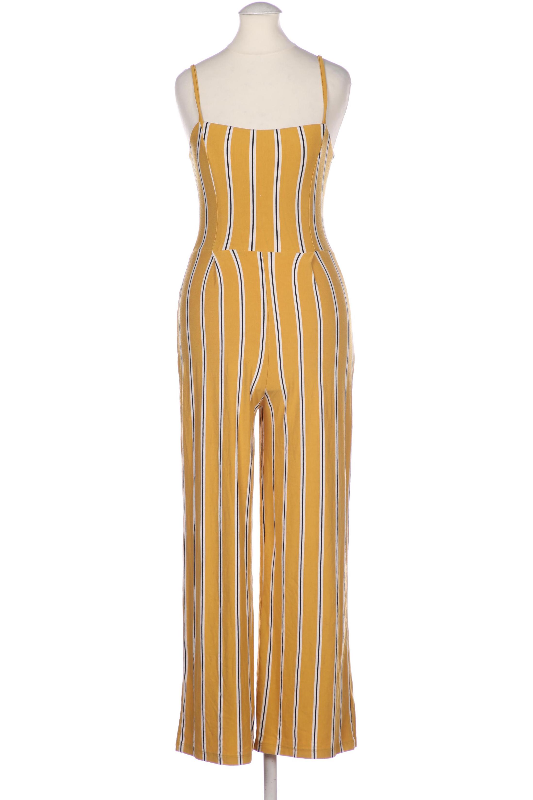 

bershka Damen Jumpsuit/Overall, gelb, Gr. 34