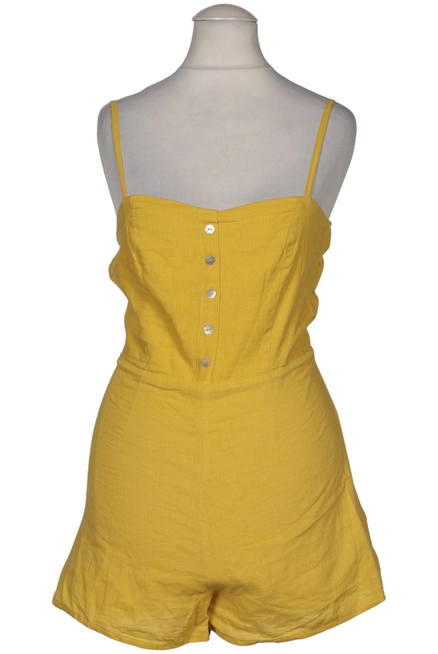 

bershka Damen Jumpsuit/Overall, gelb, Gr. 34