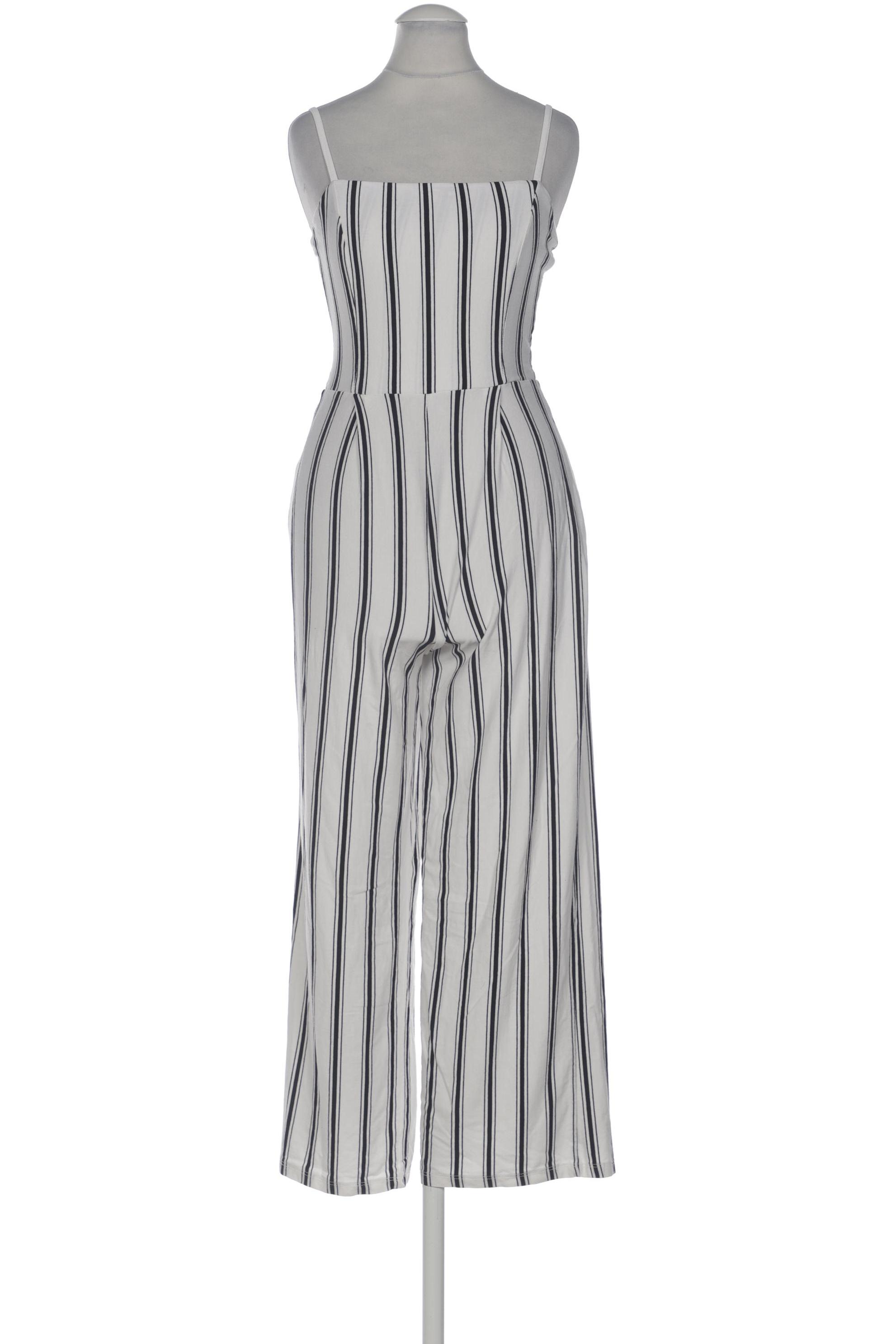 

bershka Damen Jumpsuit/Overall, weiß, Gr. 34