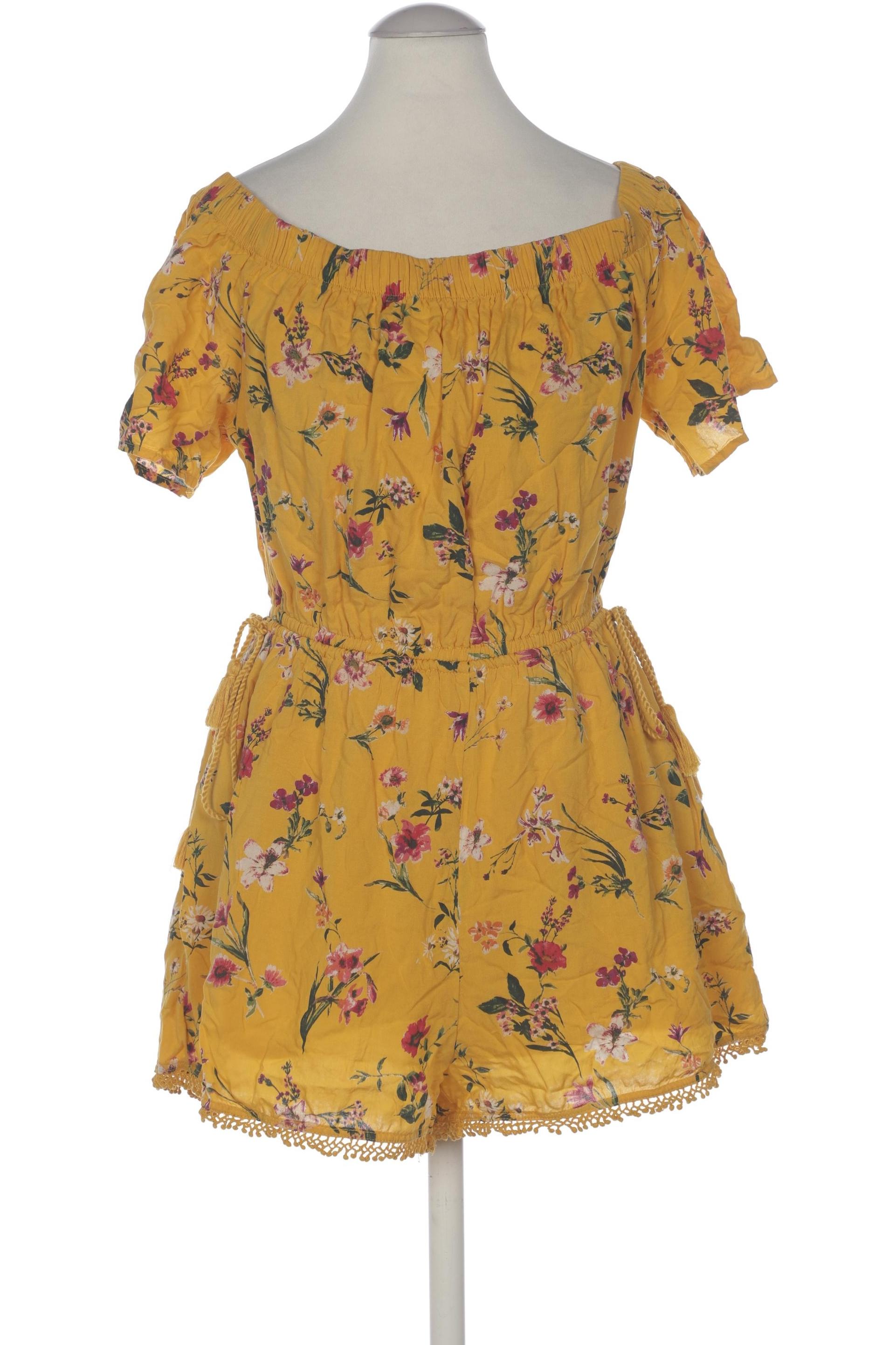 

bershka Damen Jumpsuit/Overall, gelb, Gr. 38