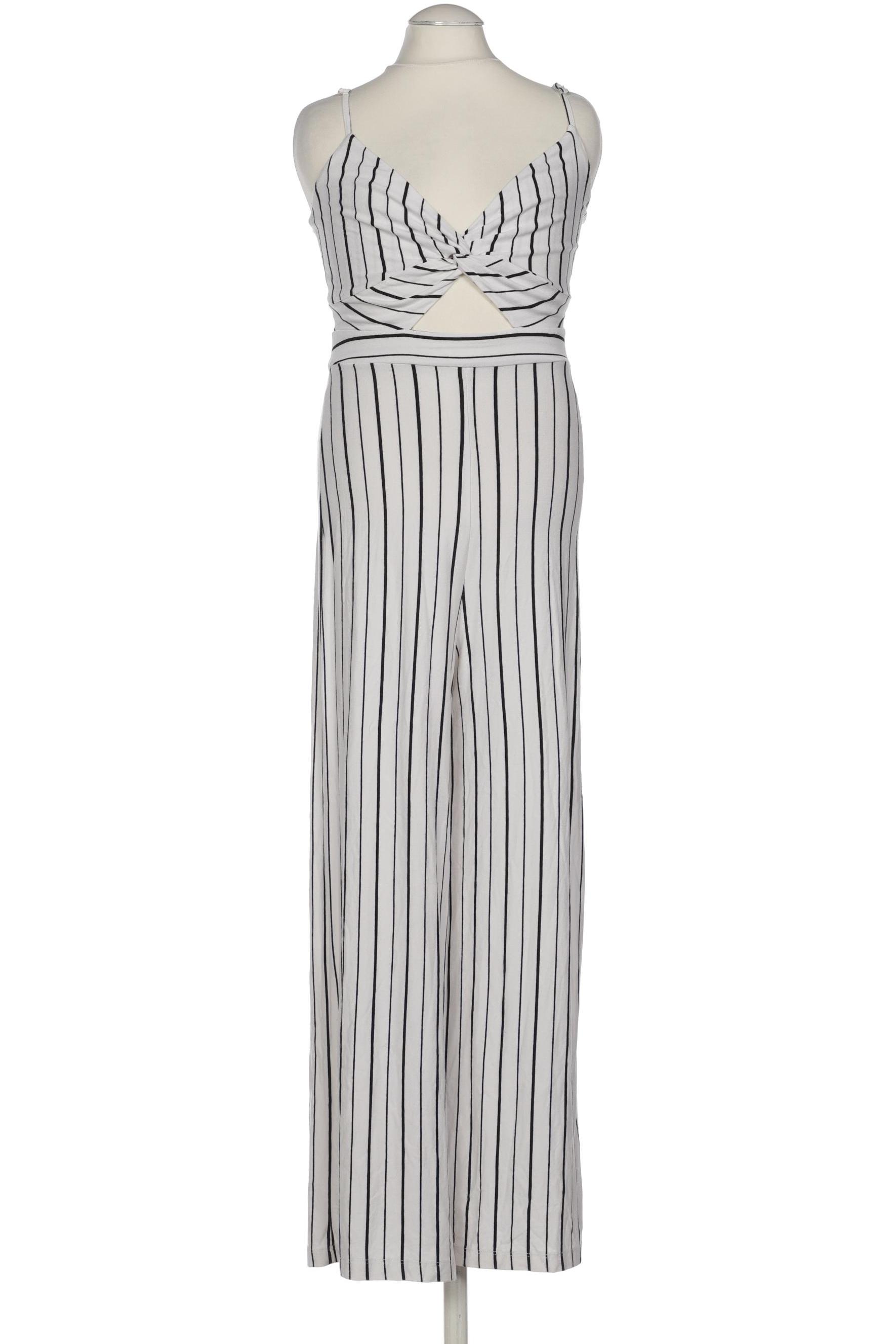 

bershka Damen Jumpsuit/Overall, weiß, Gr. 34
