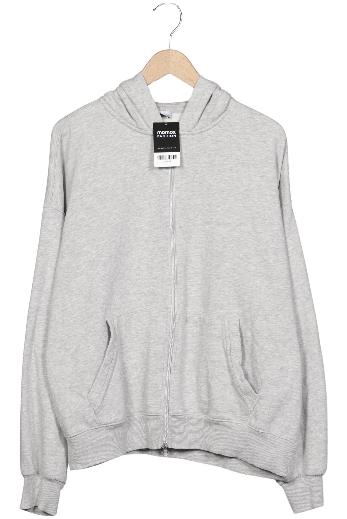 

bershka Damen Kapuzenpullover, grau, Gr. 38