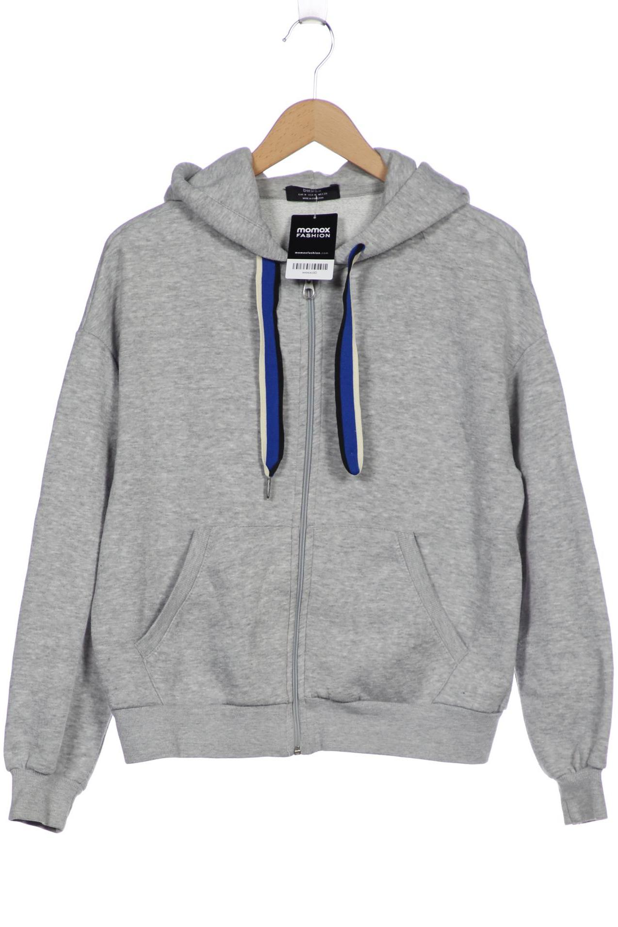 

bershka Damen Kapuzenpullover, grau