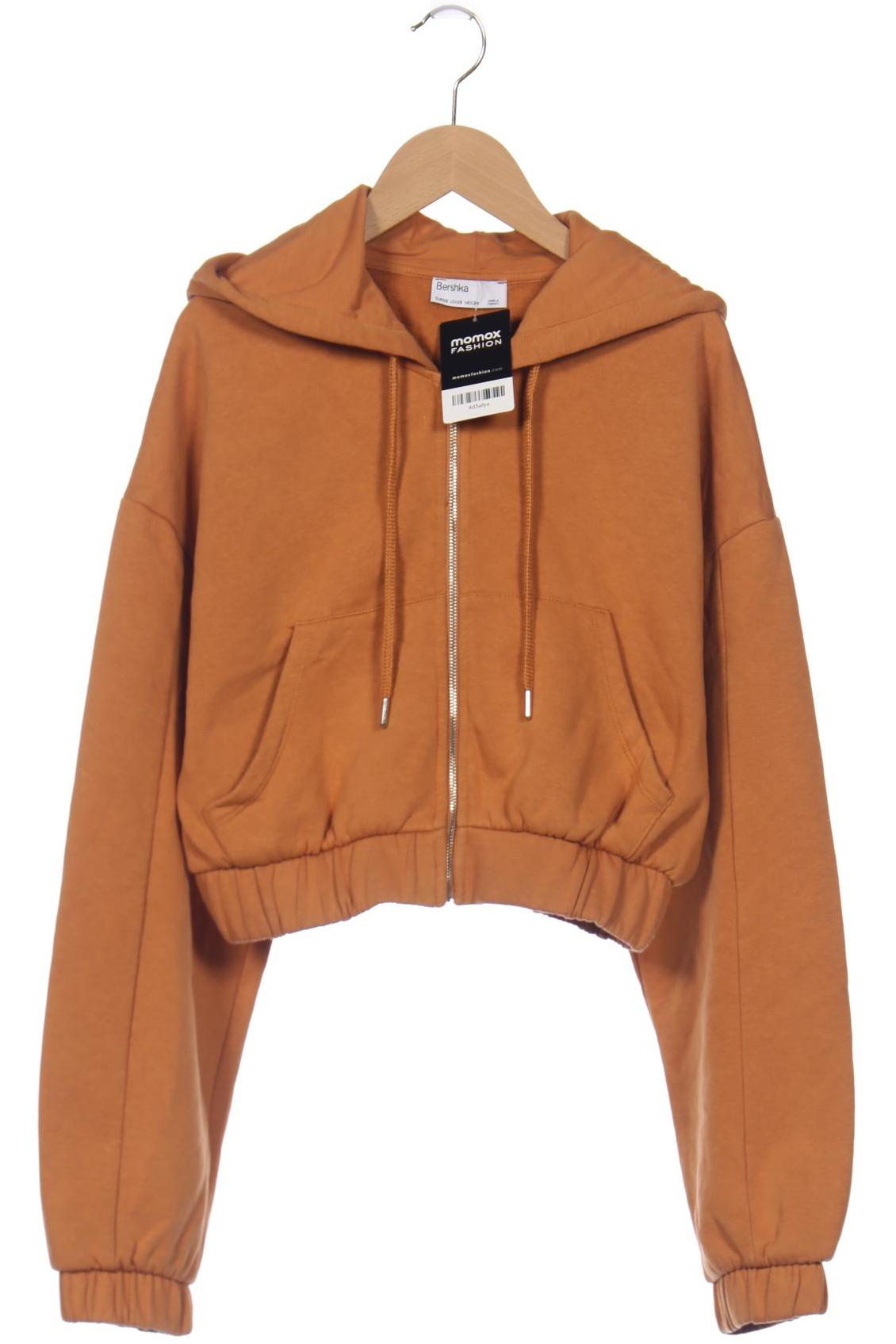 

bershka Damen Kapuzenpullover, orange
