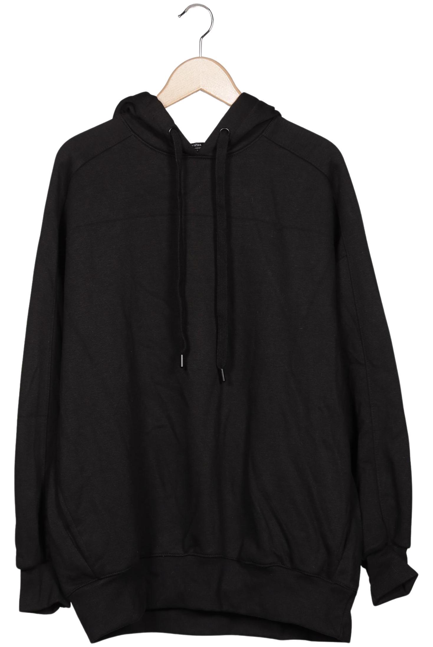 

bershka Damen Kapuzenpullover, schwarz, Gr. 36