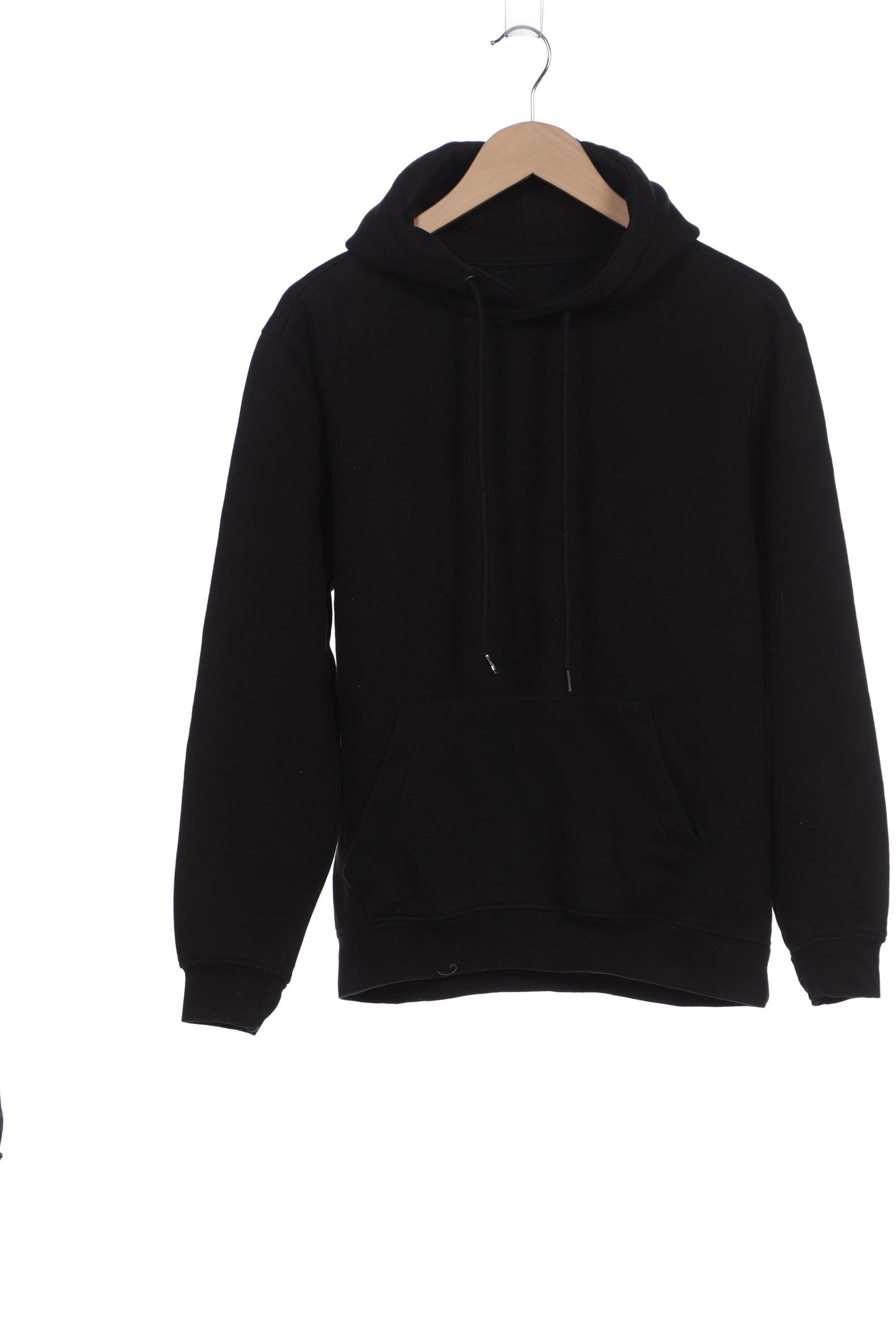 

bershka Damen Kapuzenpullover, schwarz, Gr. 36