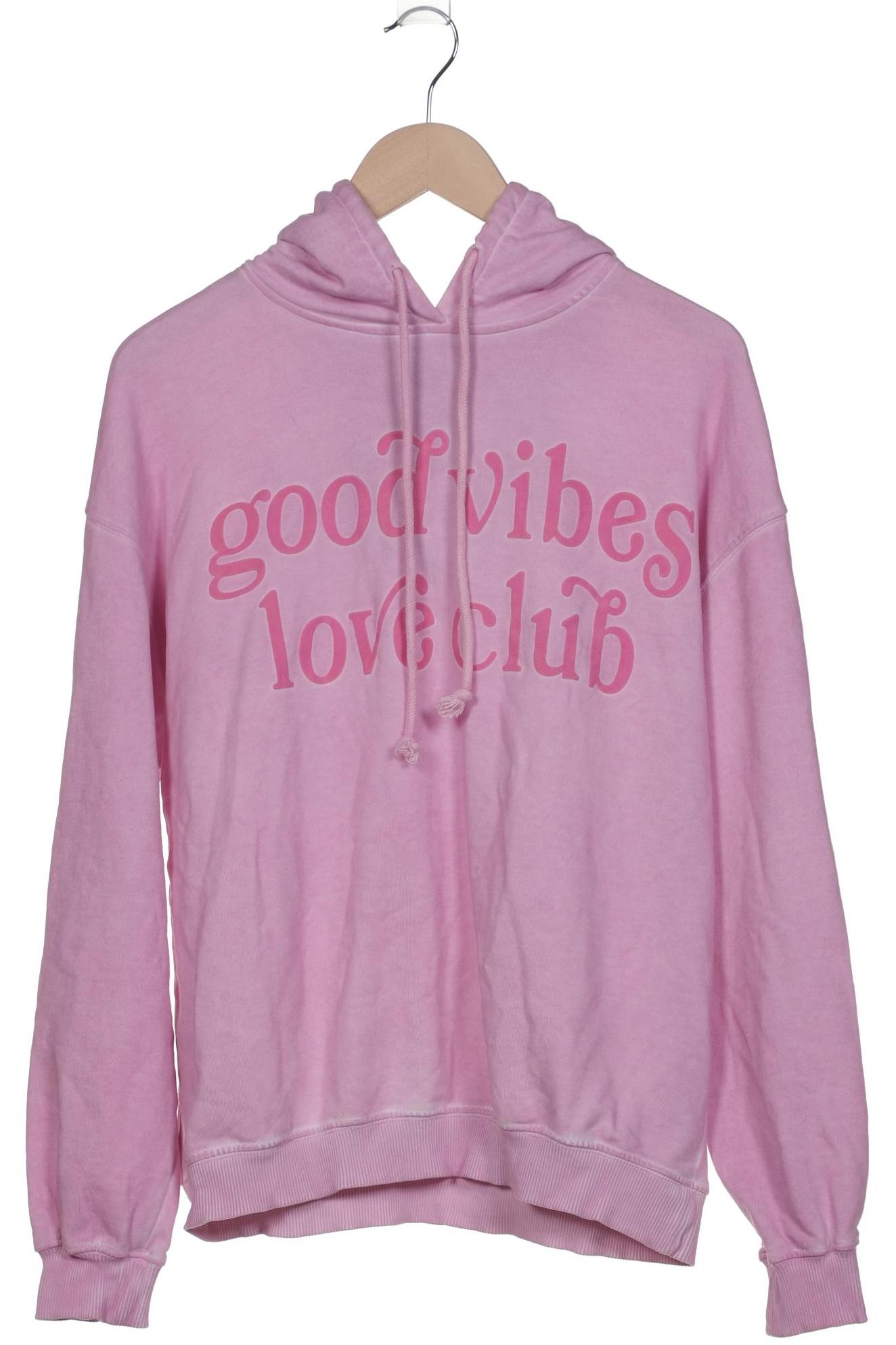 

bershka Damen Kapuzenpullover, pink, Gr. 34