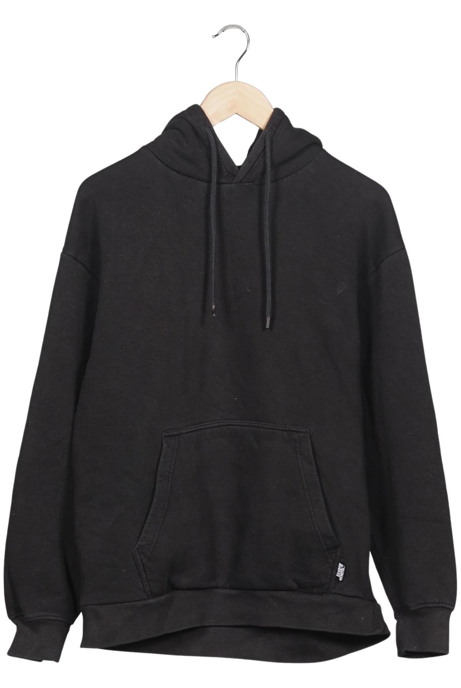 

bershka Damen Kapuzenpullover, schwarz, Gr. 38