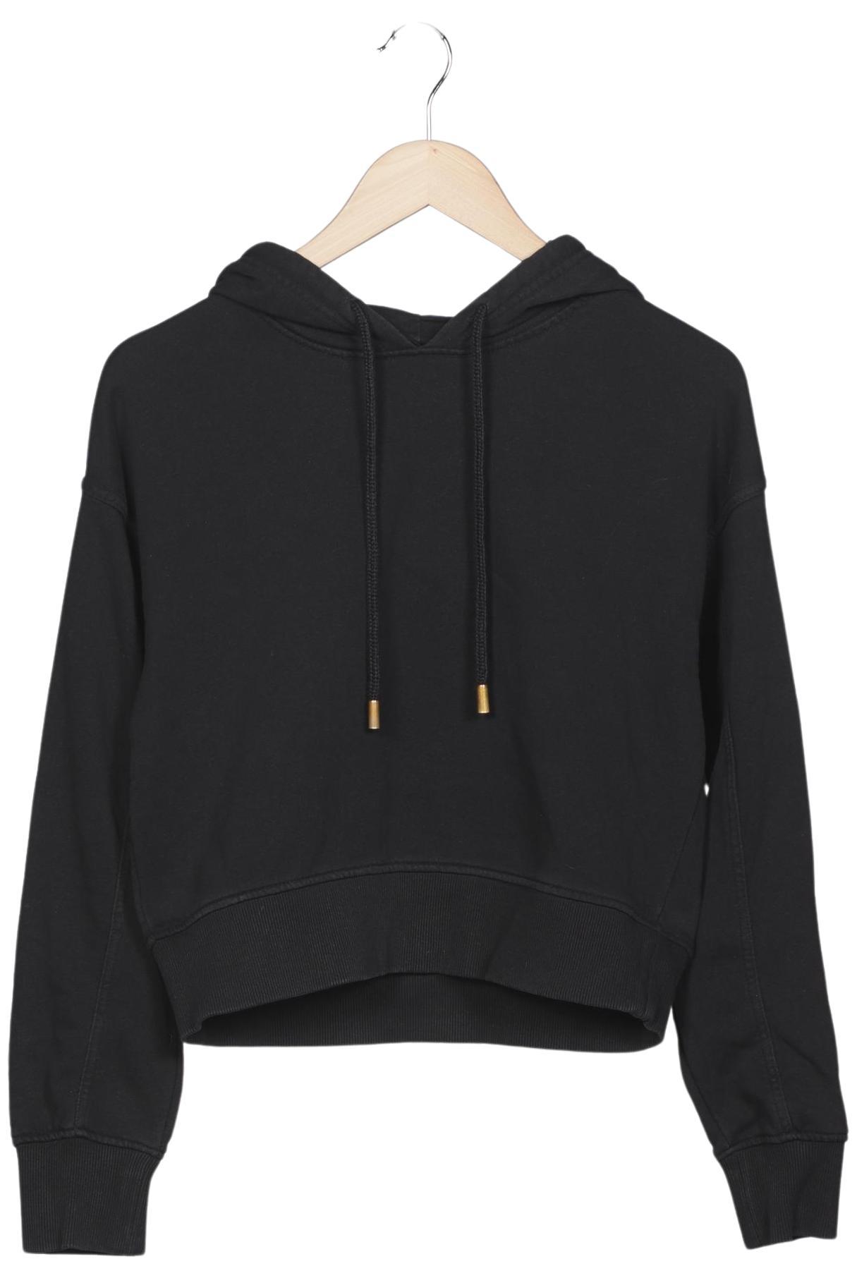 

bershka Damen Kapuzenpullover, schwarz, Gr. 36