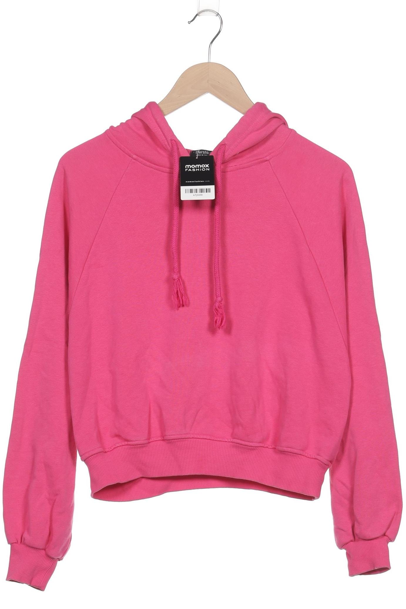 

bershka Damen Kapuzenpullover, pink, Gr. 36