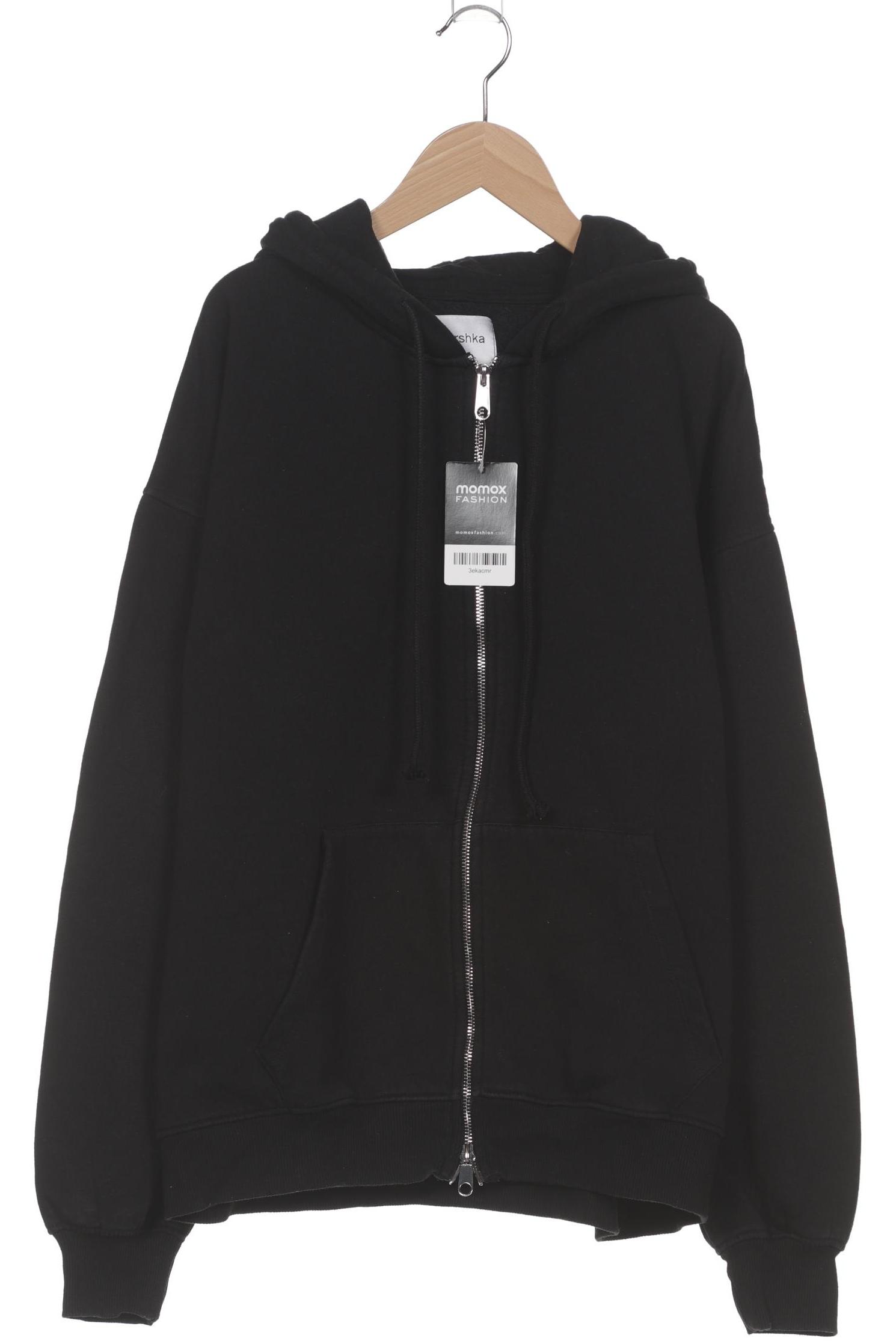 

bershka Damen Kapuzenpullover, schwarz, Gr. 42