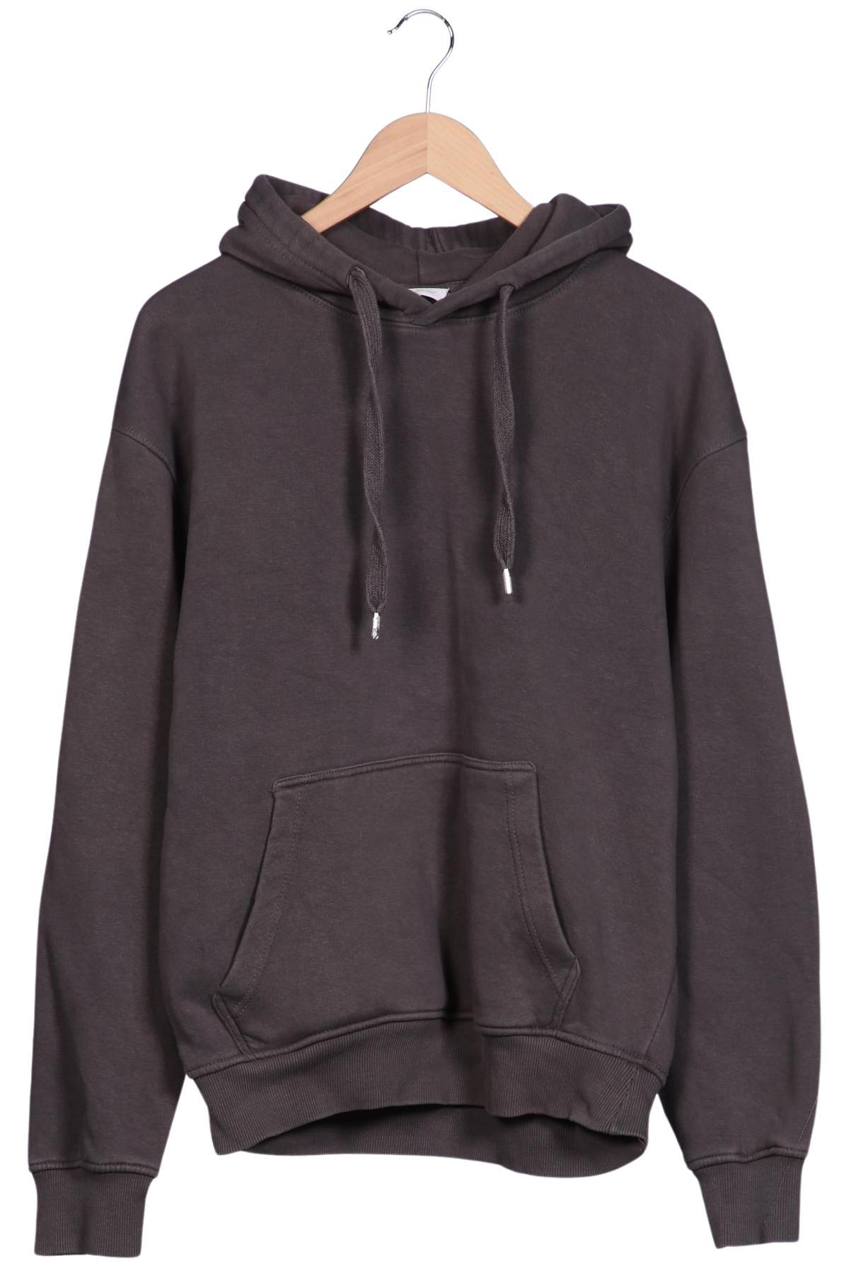 

bershka Damen Kapuzenpullover, grau, Gr. 42