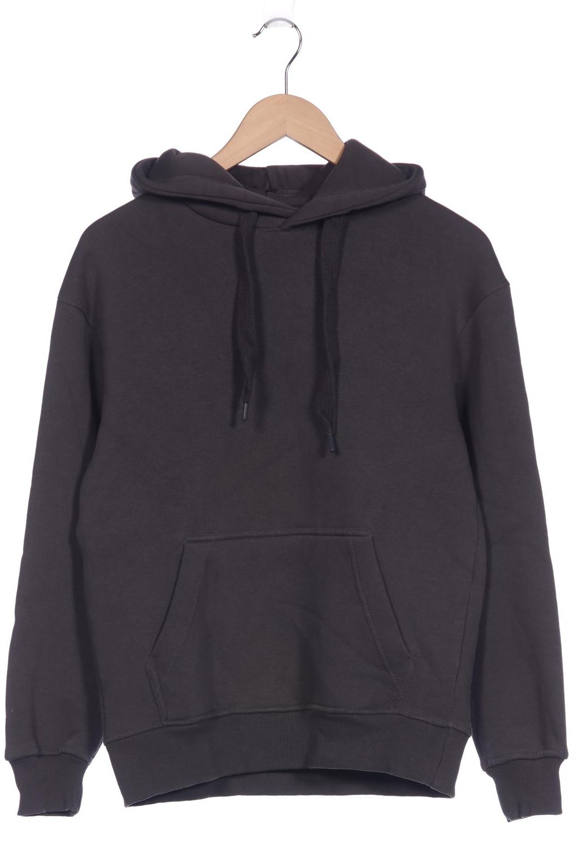 

bershka Damen Kapuzenpullover, grau, Gr. 32