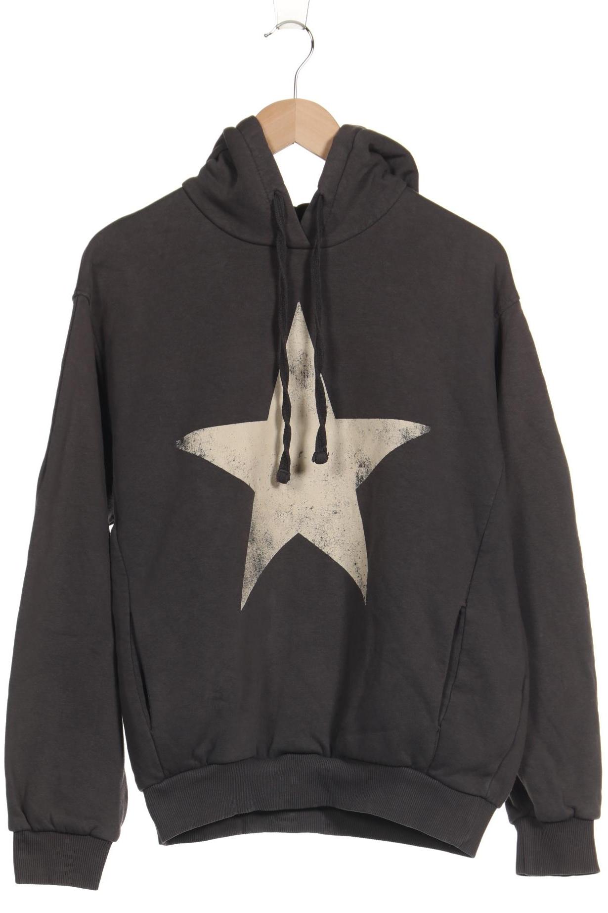

bershka Damen Kapuzenpullover, grau, Gr. 34