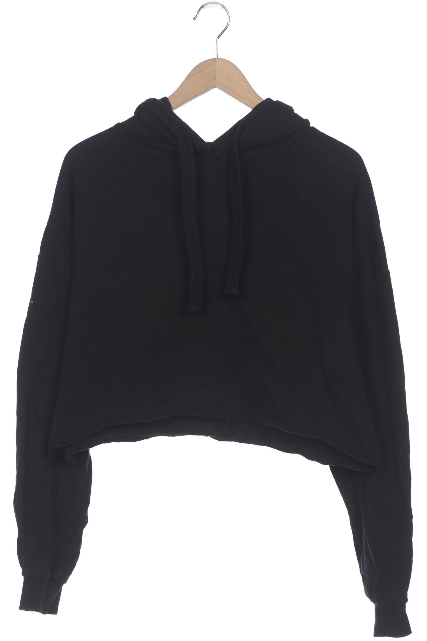 

bershka Damen Kapuzenpullover, schwarz, Gr. 38
