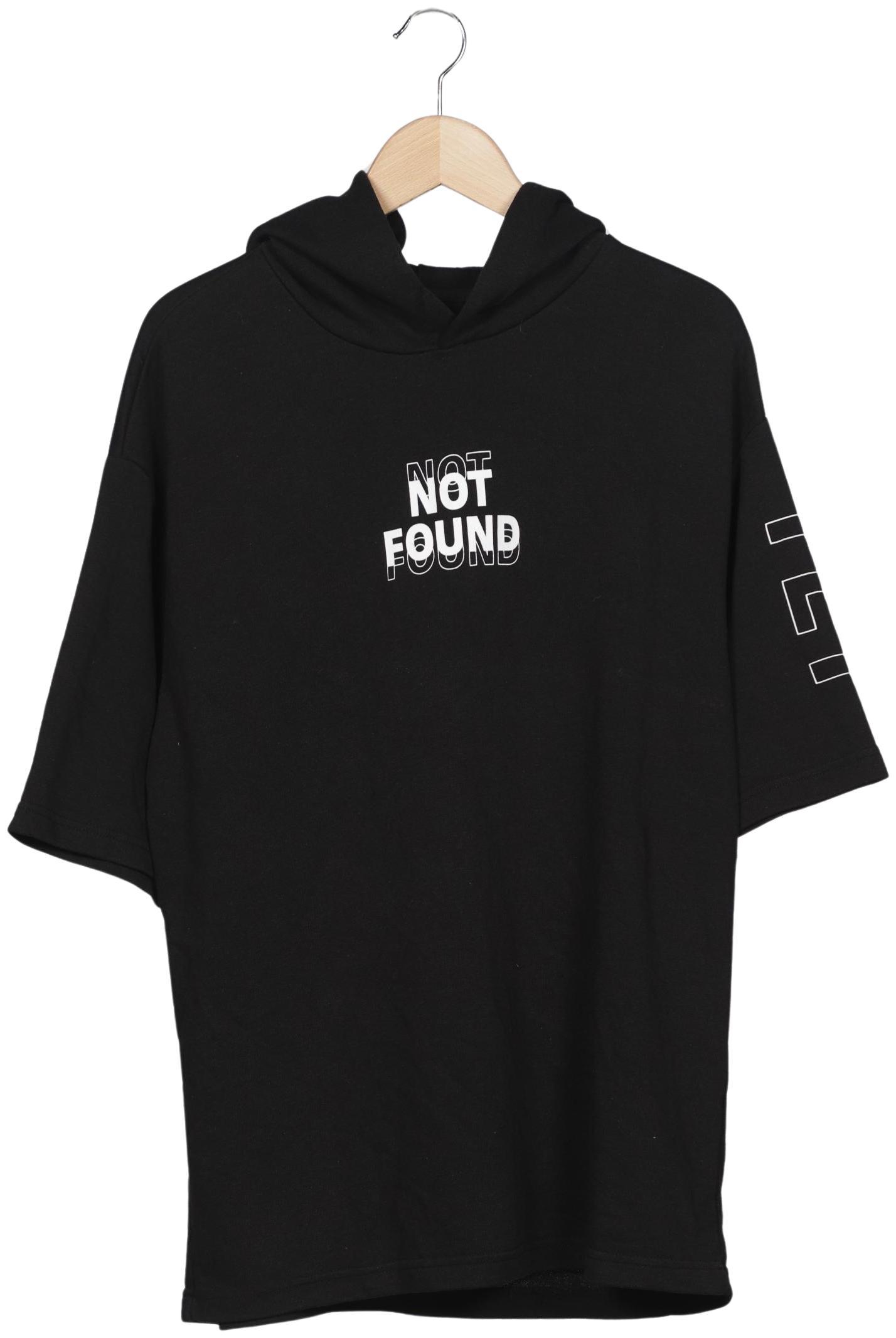 

bershka Damen Kapuzenpullover, schwarz, Gr. 38