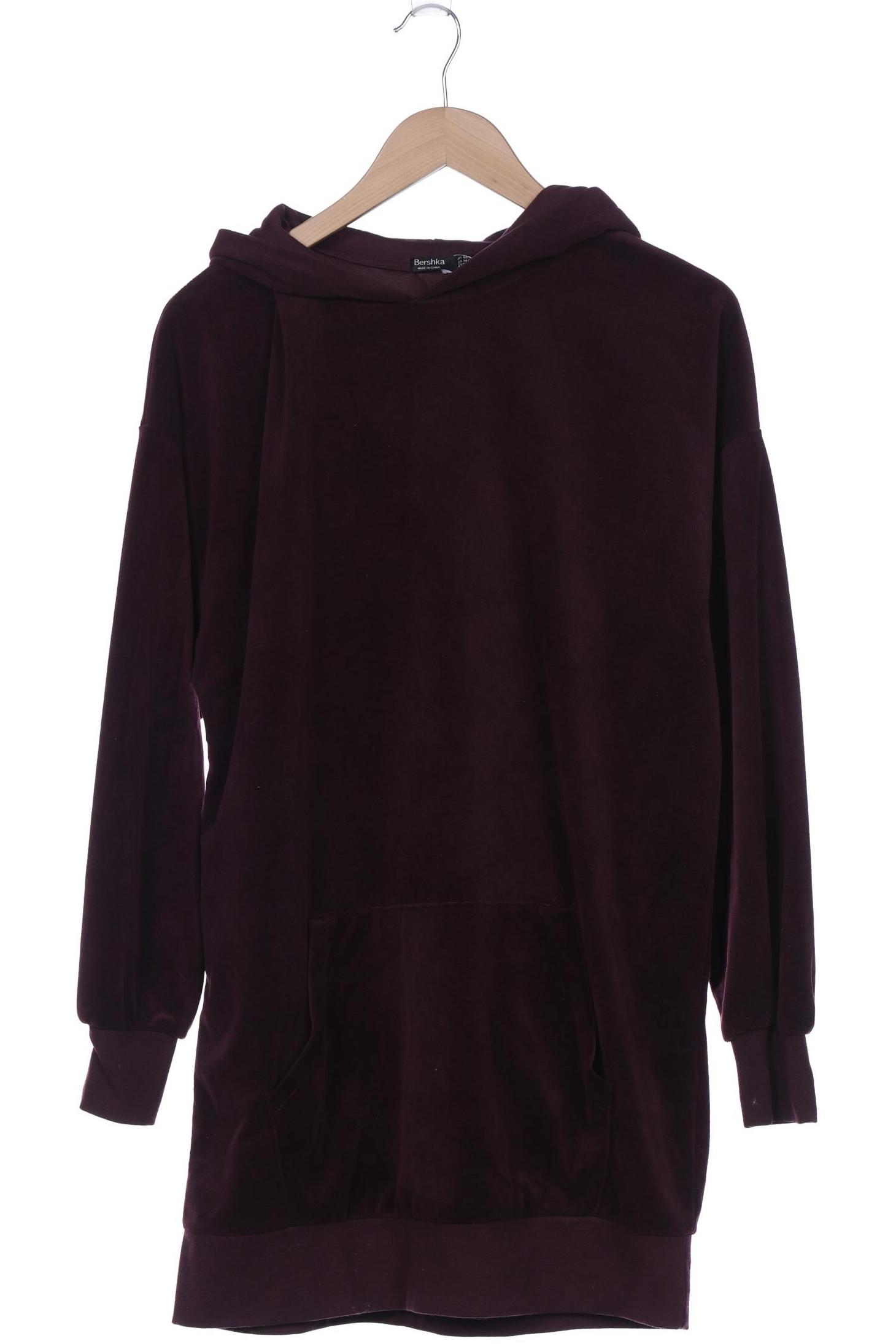 

bershka Damen Kapuzenpullover, bordeaux, Gr. 38