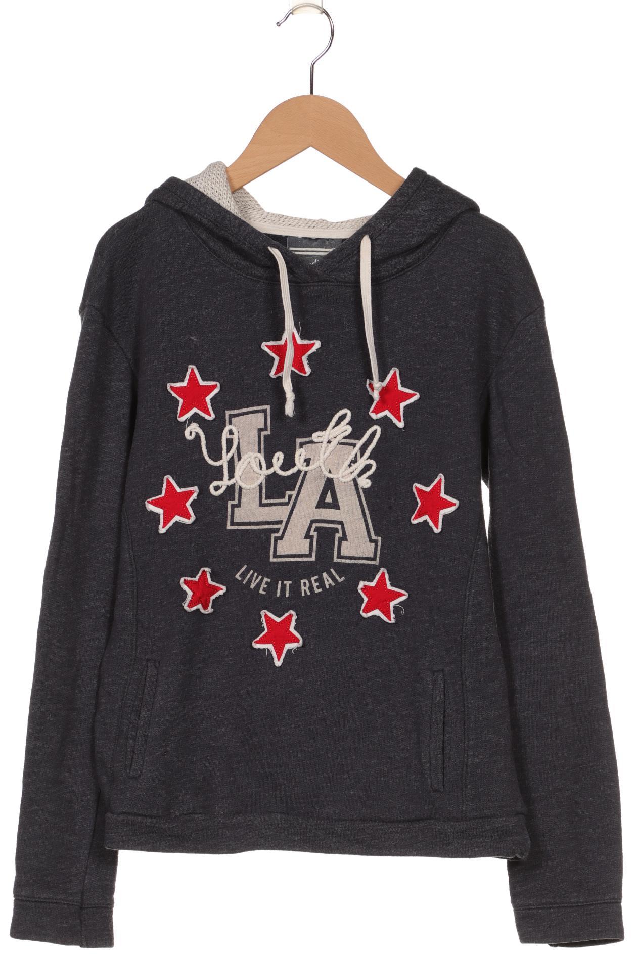 

bershka Damen Kapuzenpullover, marineblau