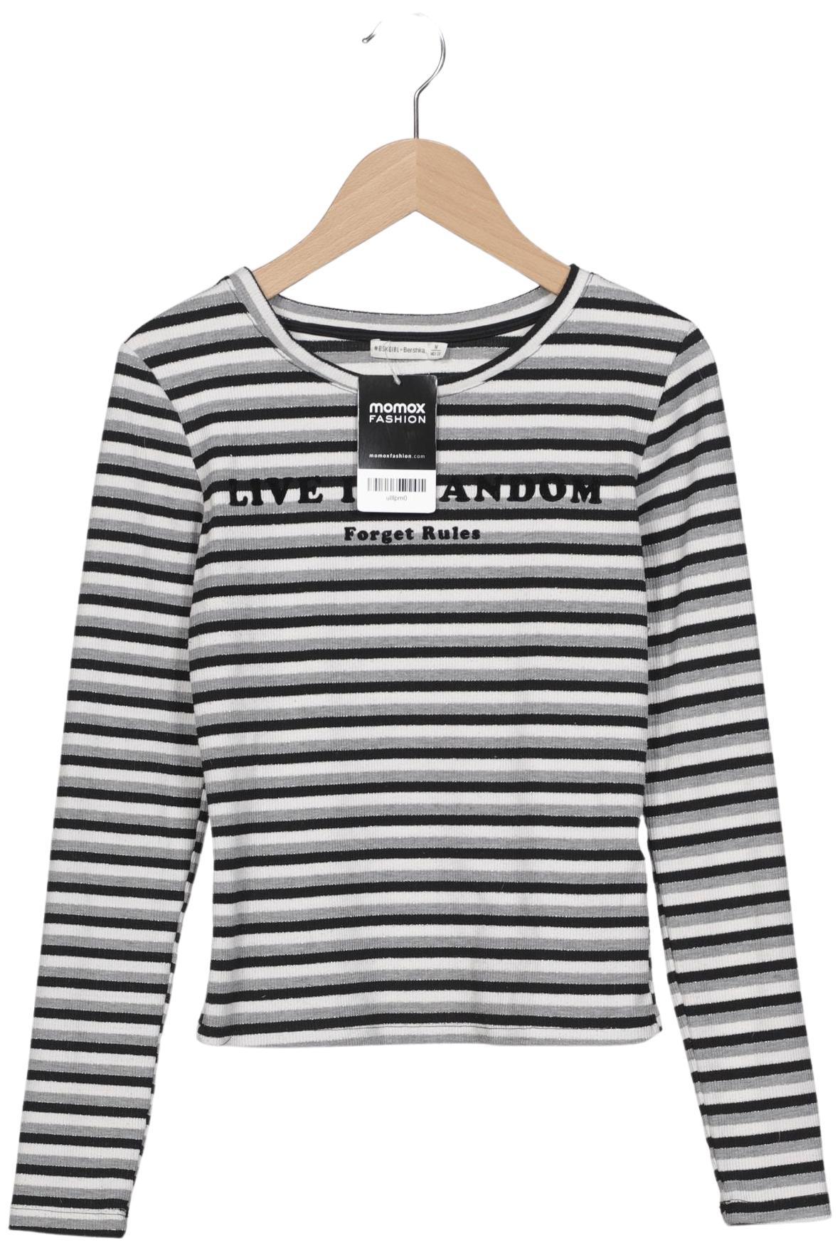 

bershka Damen Langarmshirt, mehrfarbig, Gr. 38