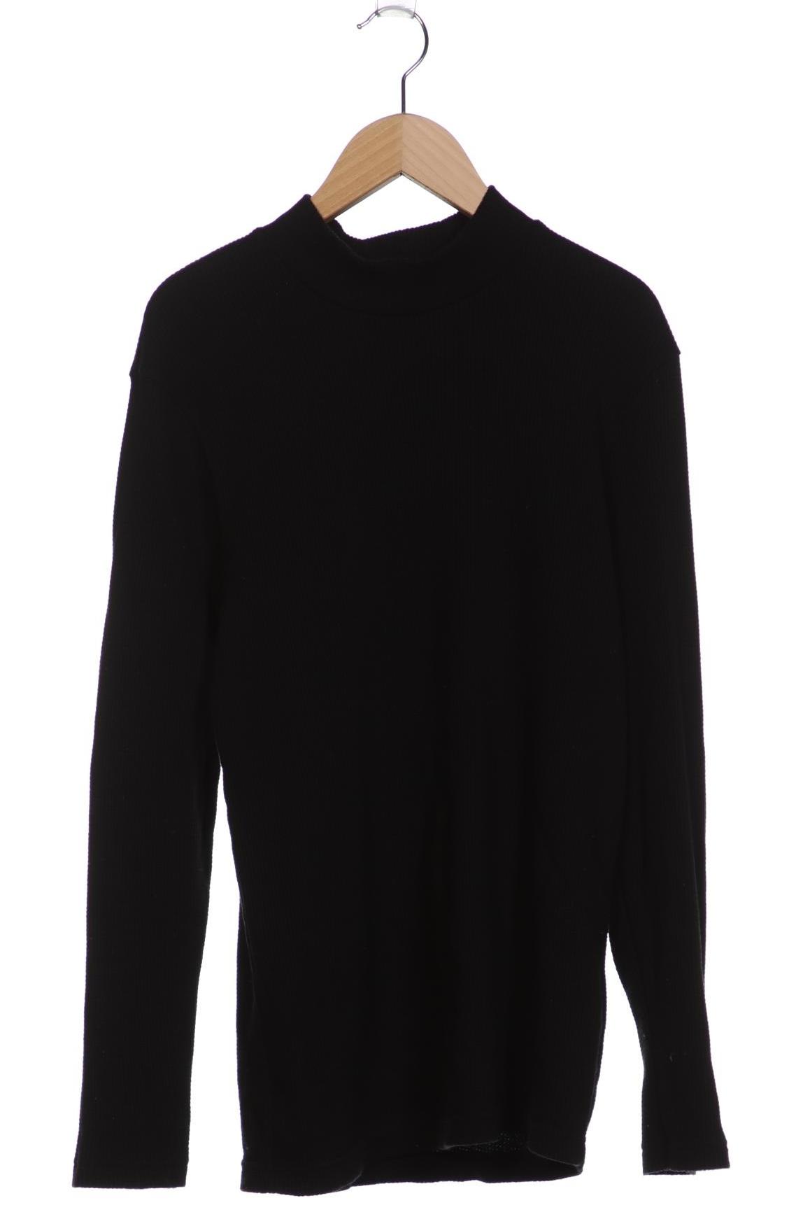 

bershka Damen Langarmshirt, schwarz, Gr. 38