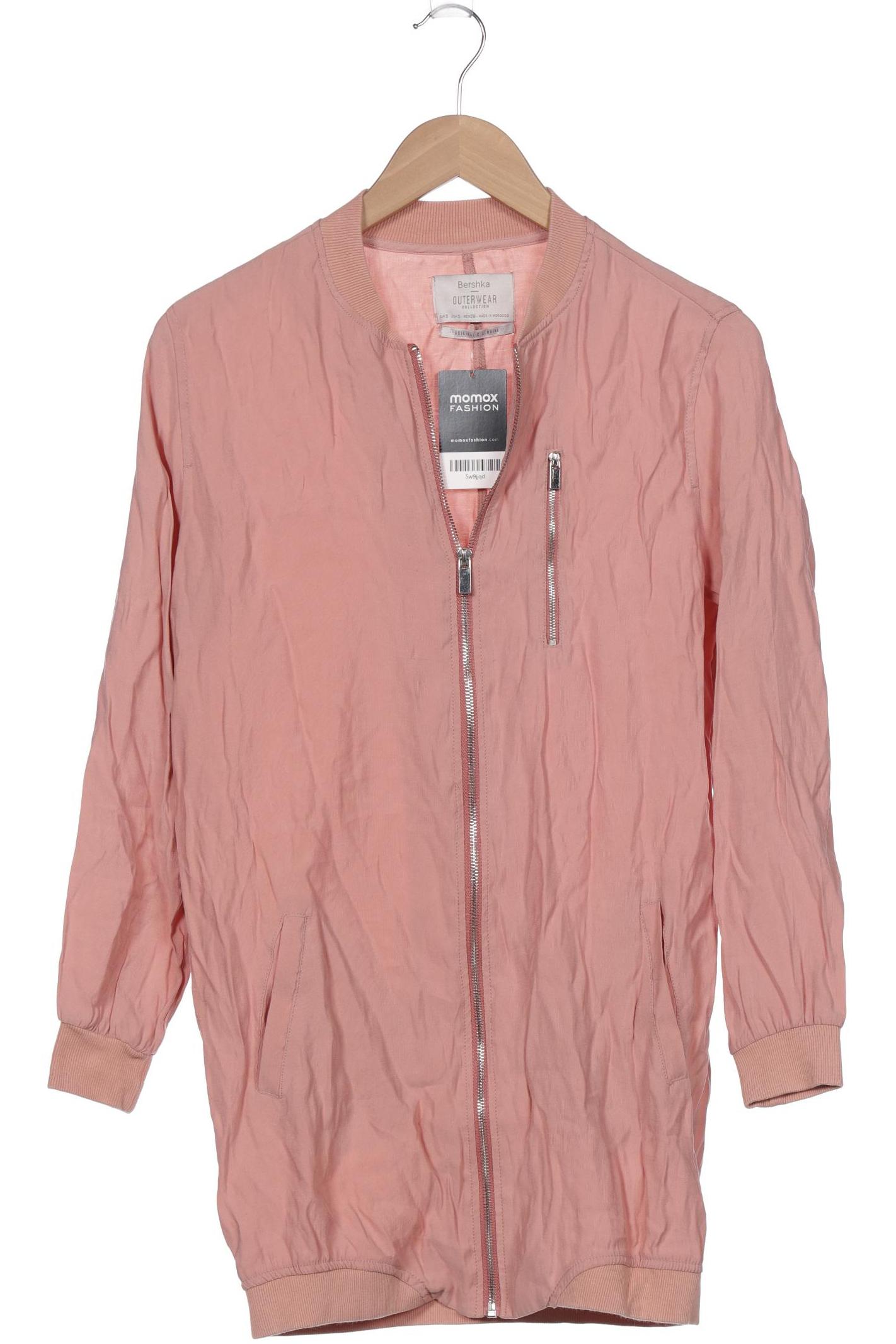 

bershka Damen Mantel, pink, Gr. 42