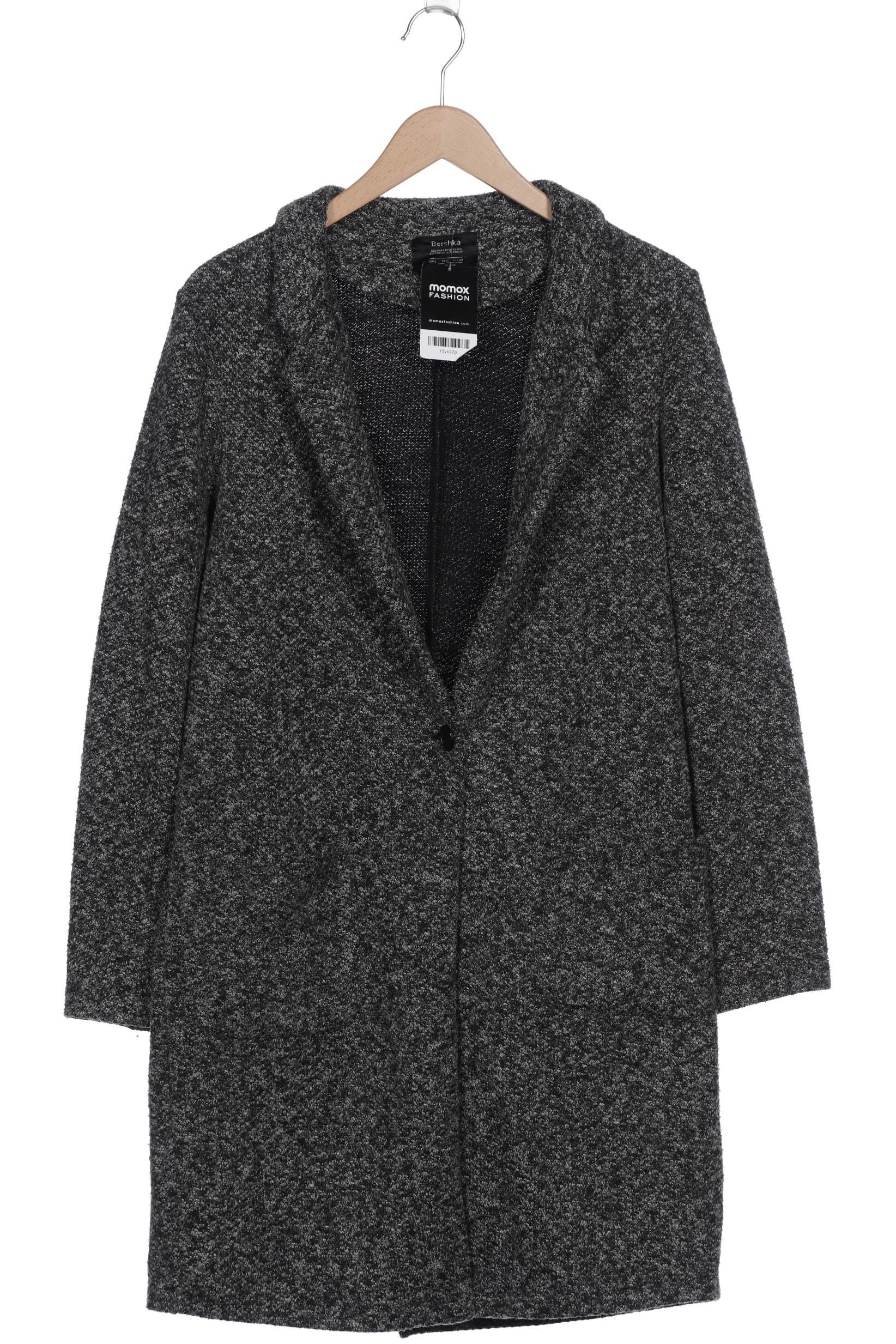 

bershka Damen Mantel, grau, Gr. 42