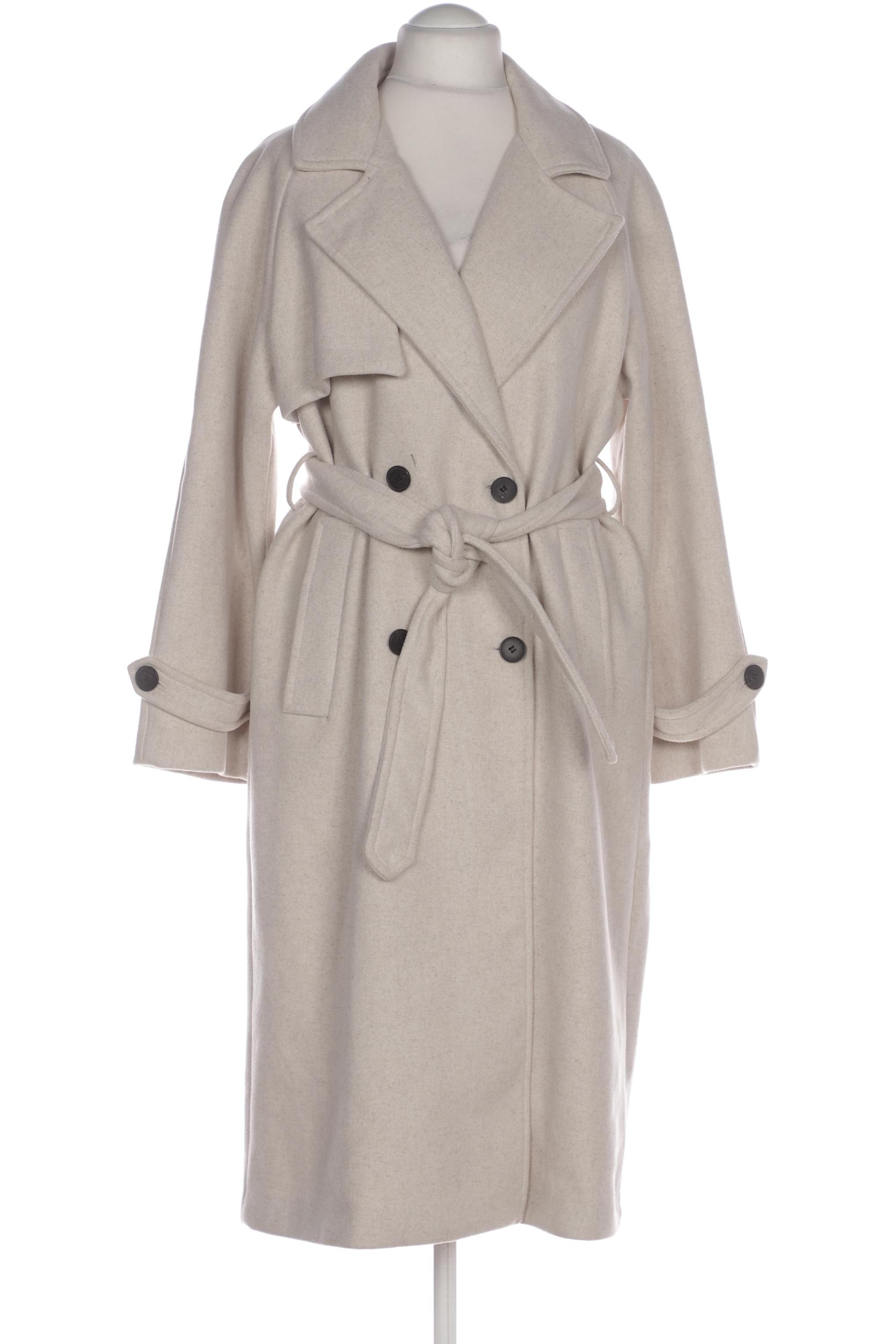 

bershka Damen Mantel, beige, Gr. 42