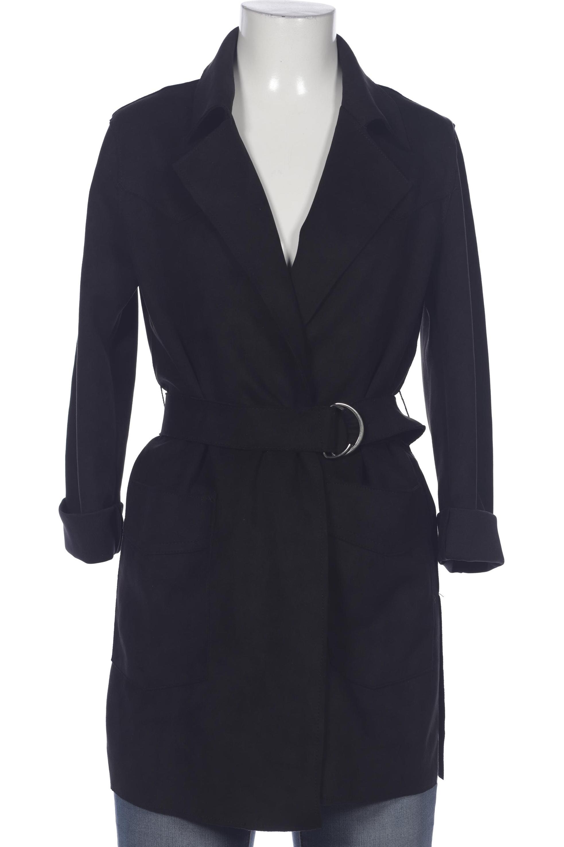 

bershka Damen Mantel, schwarz, Gr. 36