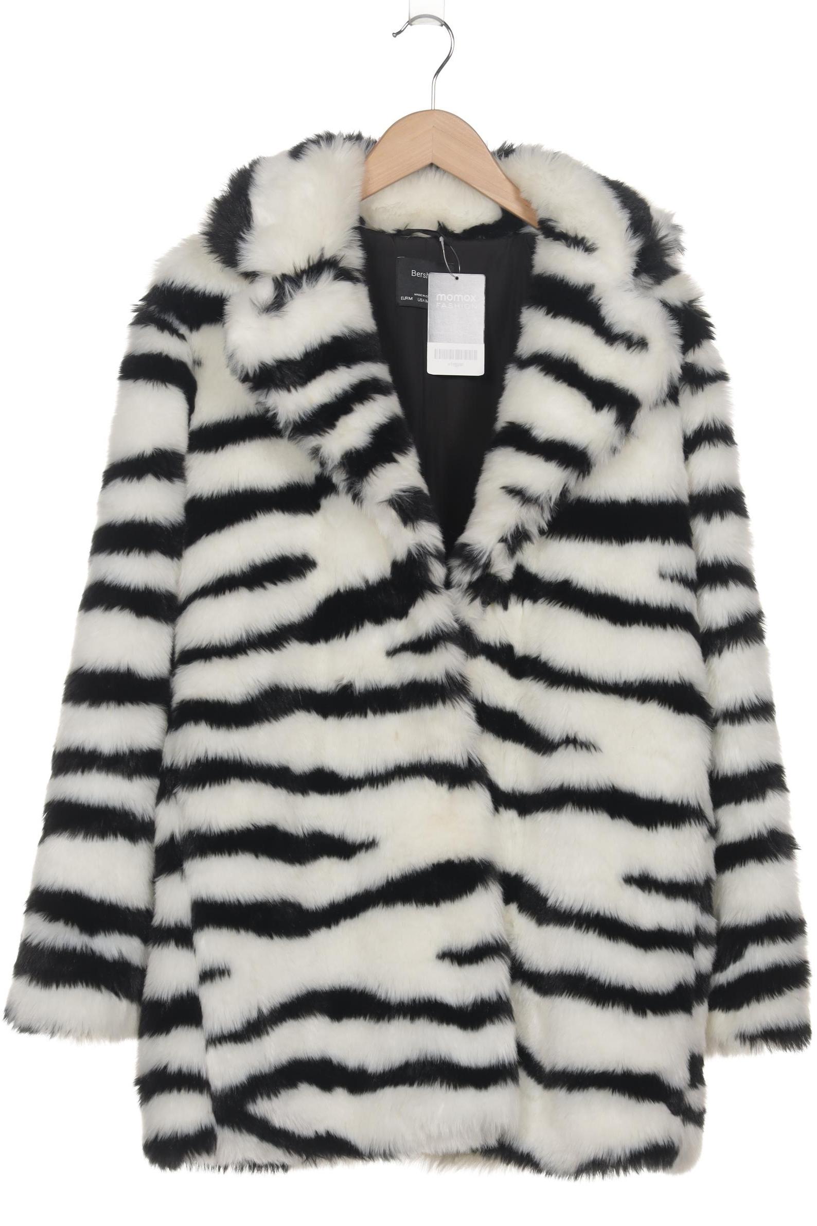 

bershka Damen Mantel, weiß, Gr. 38