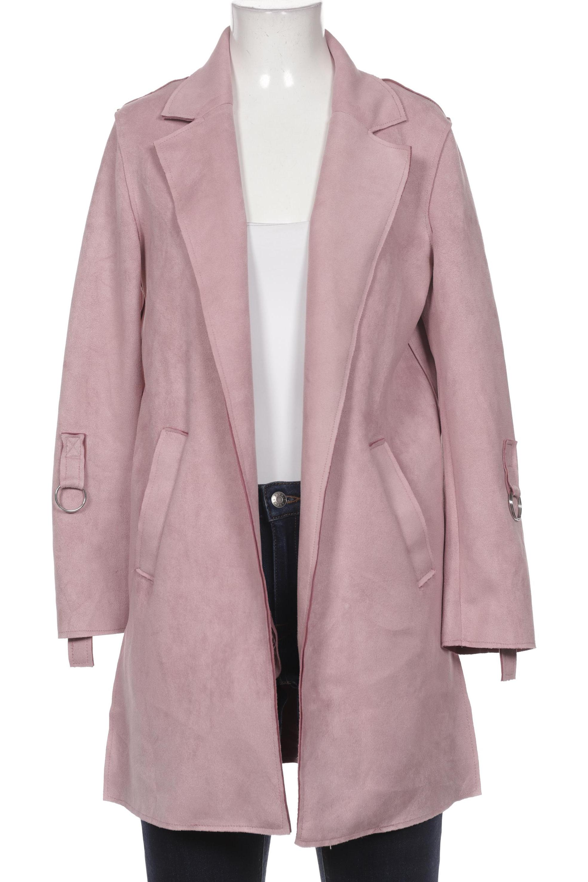 

bershka Damen Mantel, pink, Gr. 36