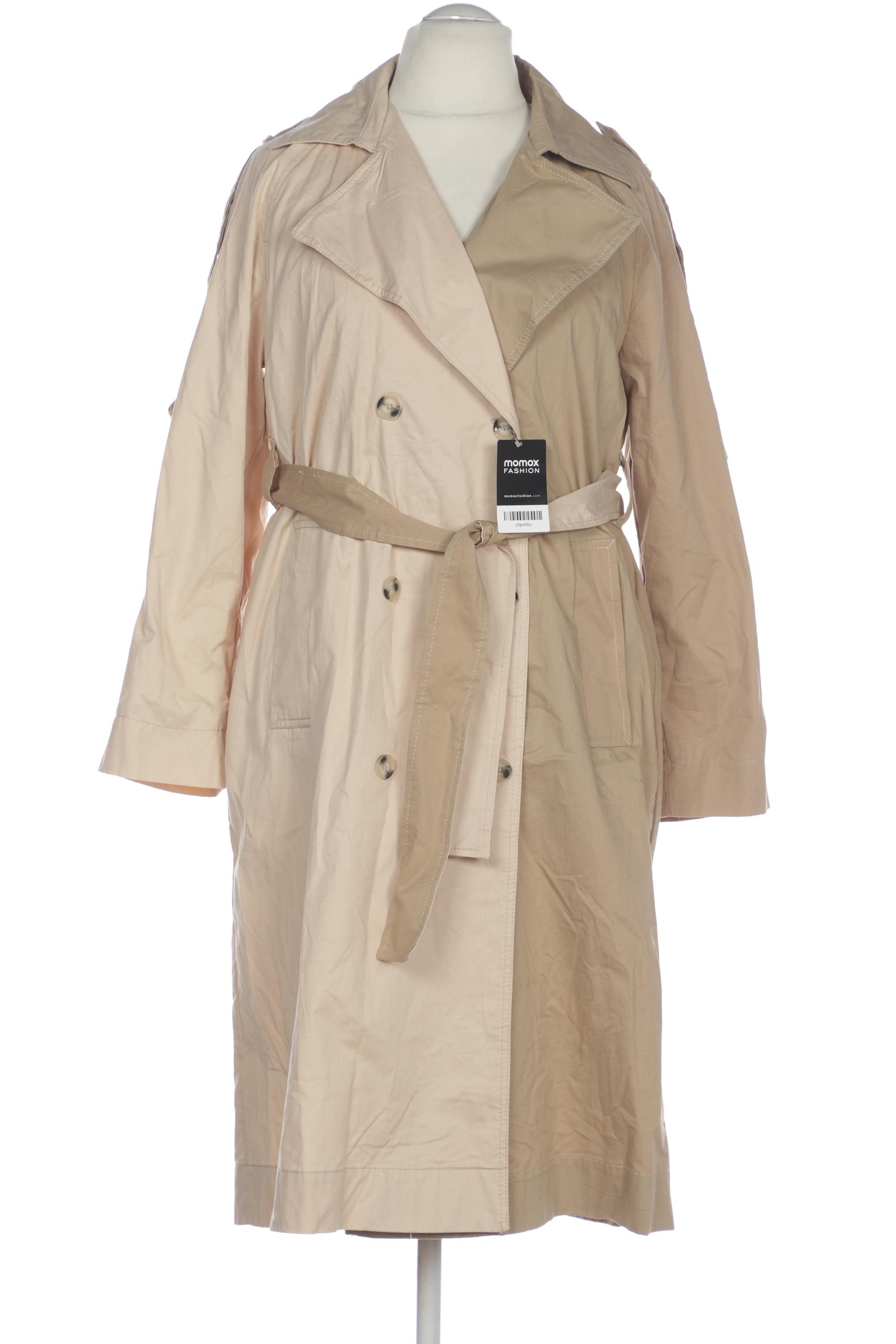 

bershka Damen Mantel, beige, Gr. 42